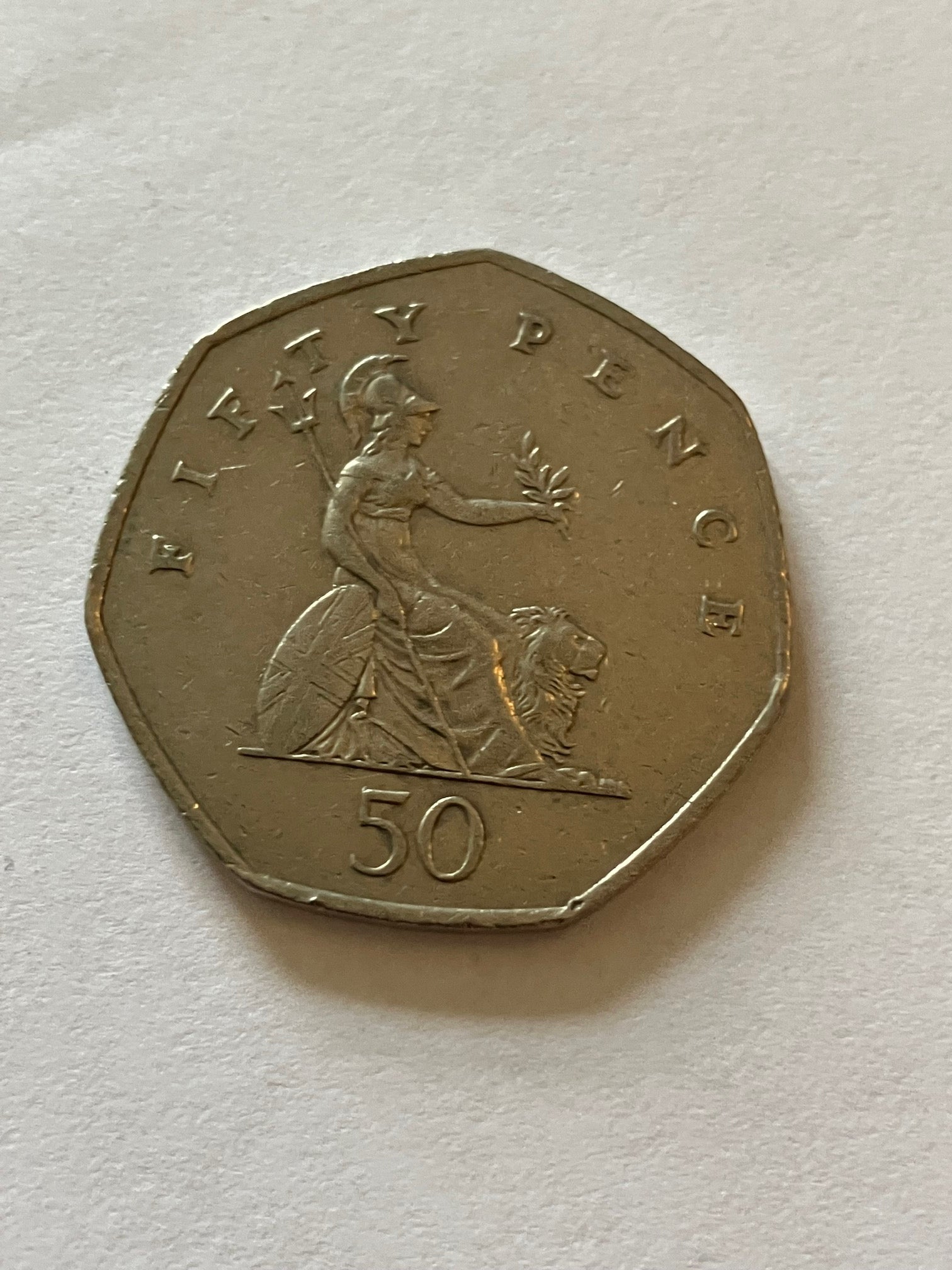 50 Pence England 1997