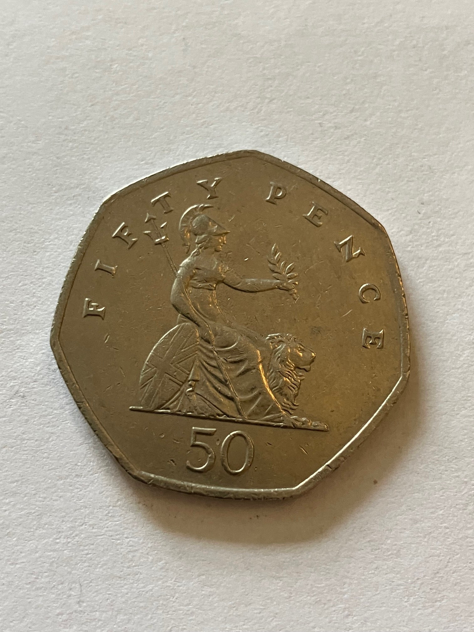 50 Pence England 1998