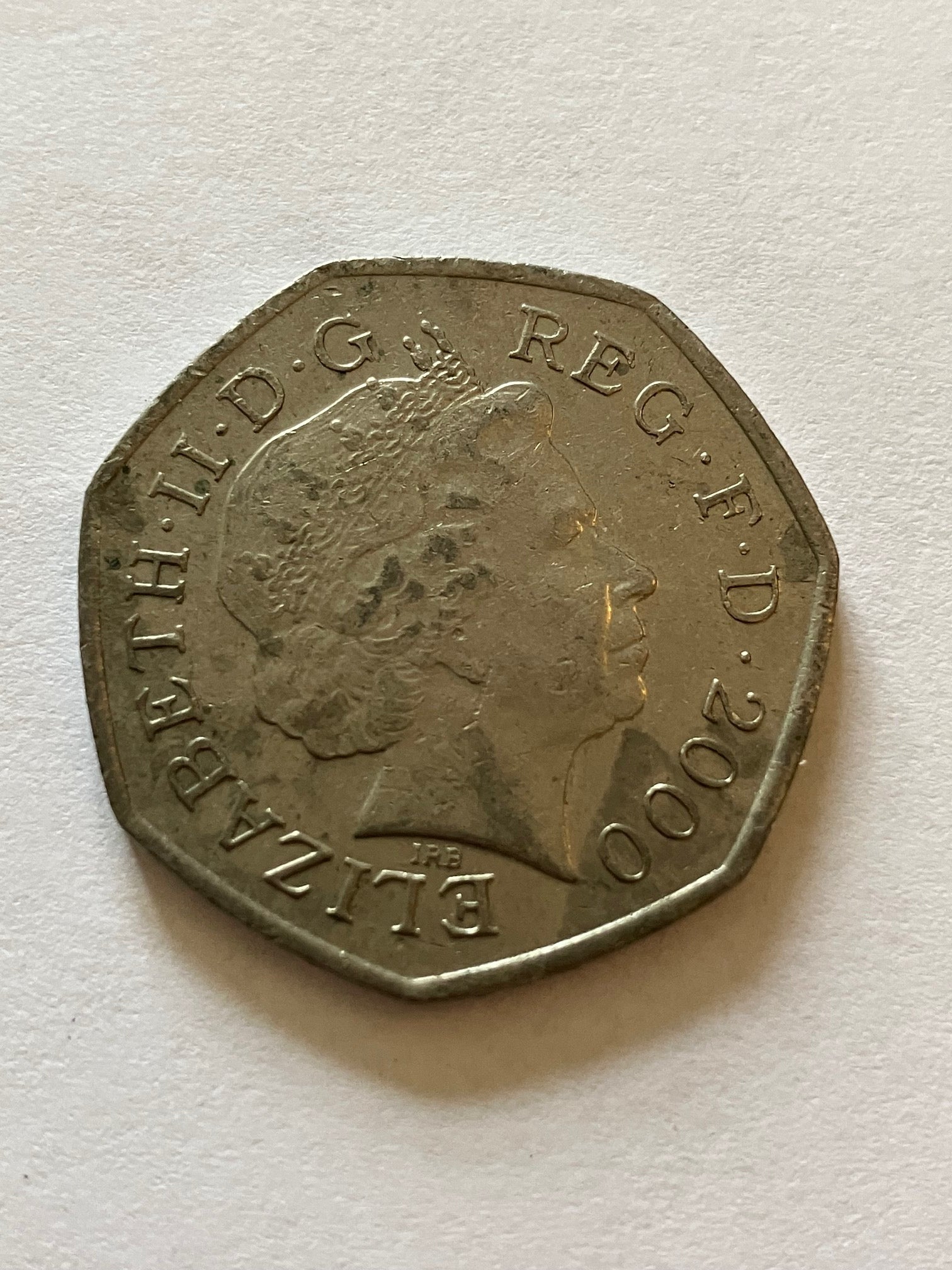 50 Pence England 2000