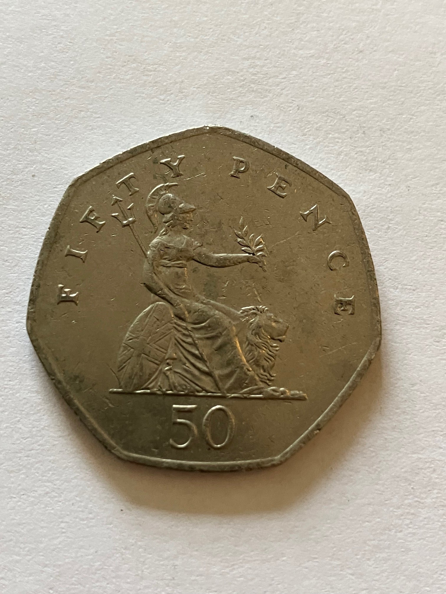 50 Pence England 2000