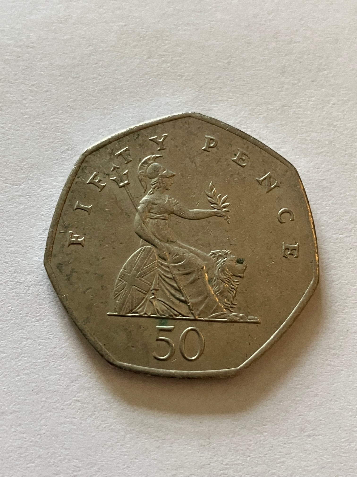 50 Pence England 2001