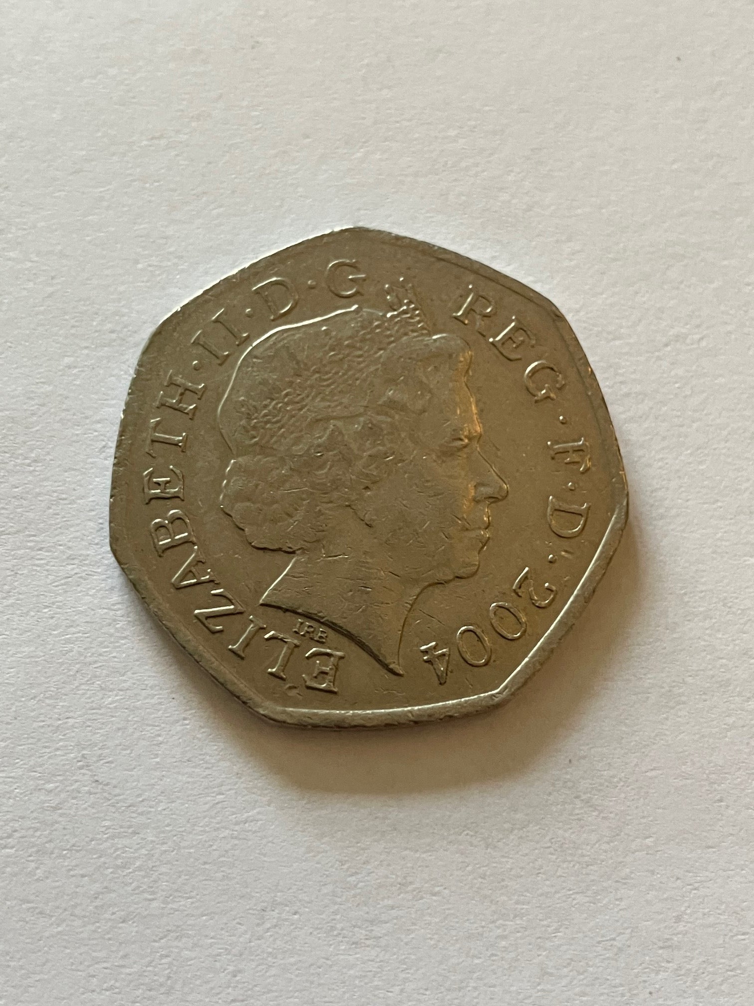 50 Pence England 2004