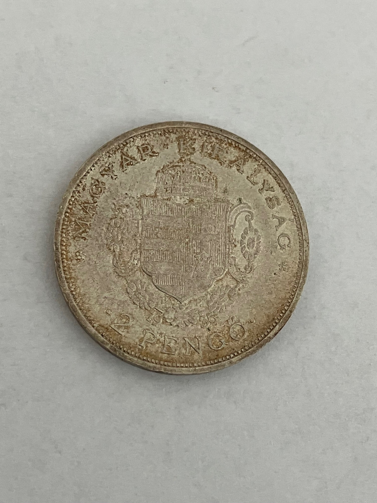 2 Pengo Hungary 1935