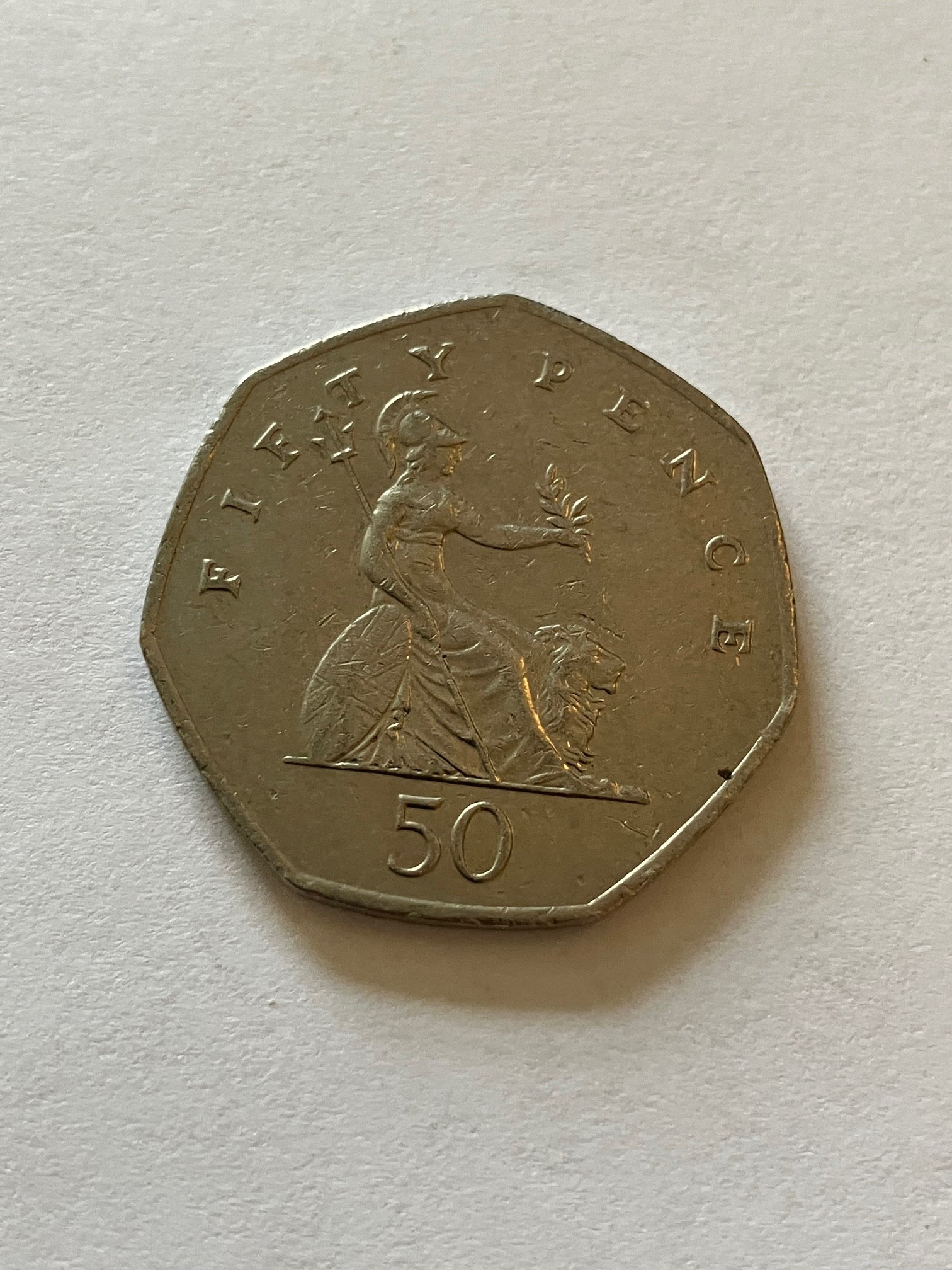 50 Pence England 2004