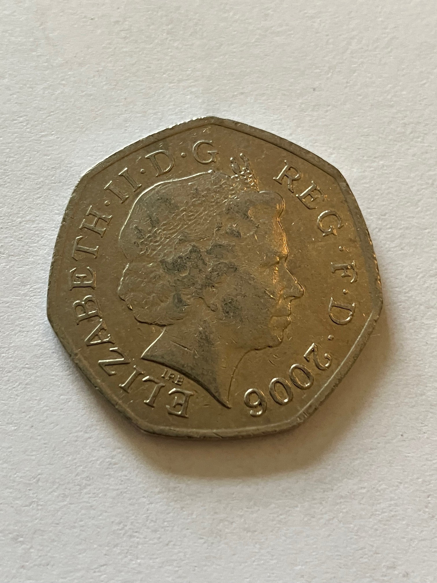 50 Pence England 2006