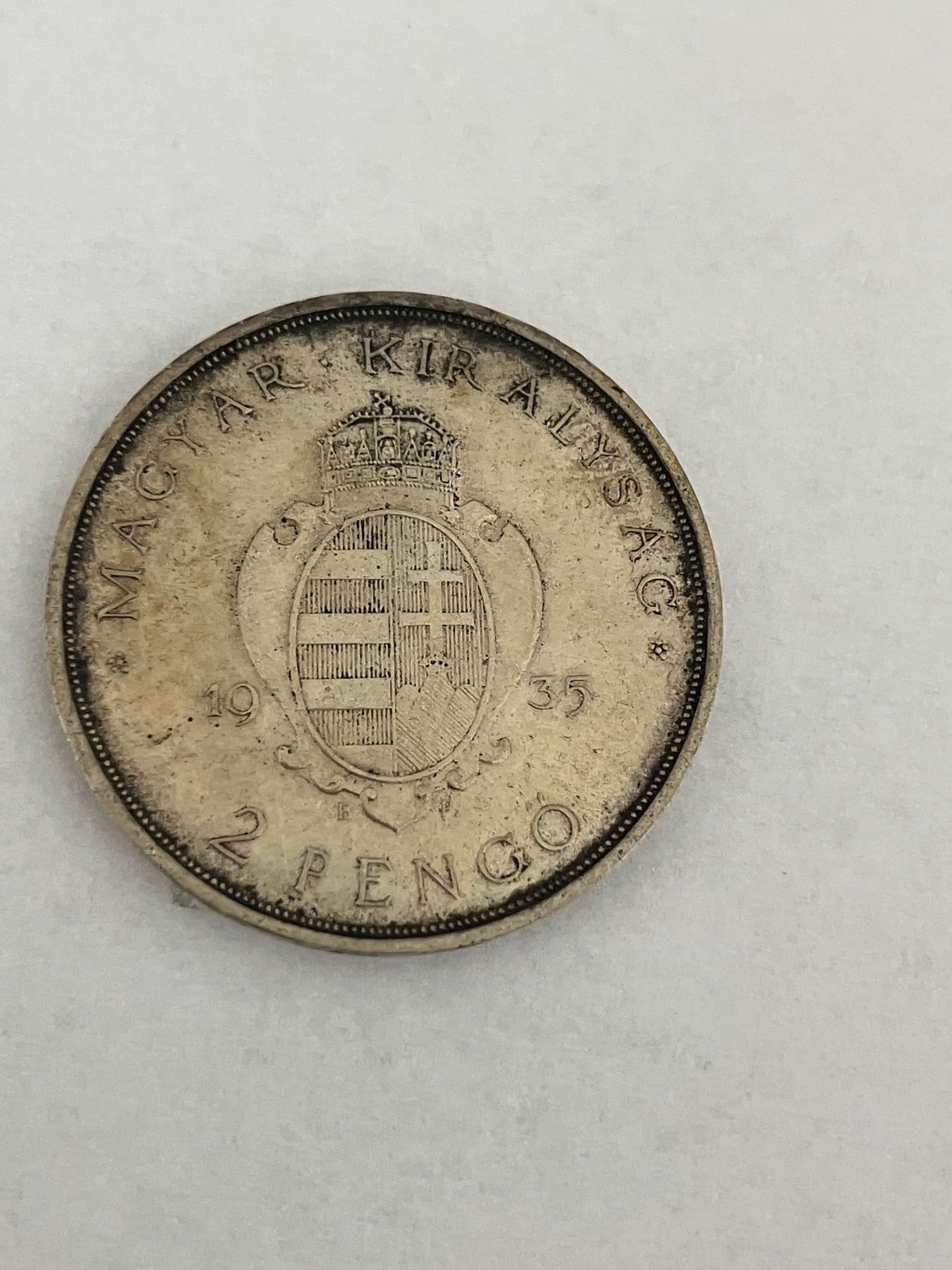 2 Pengo Hungary 1935