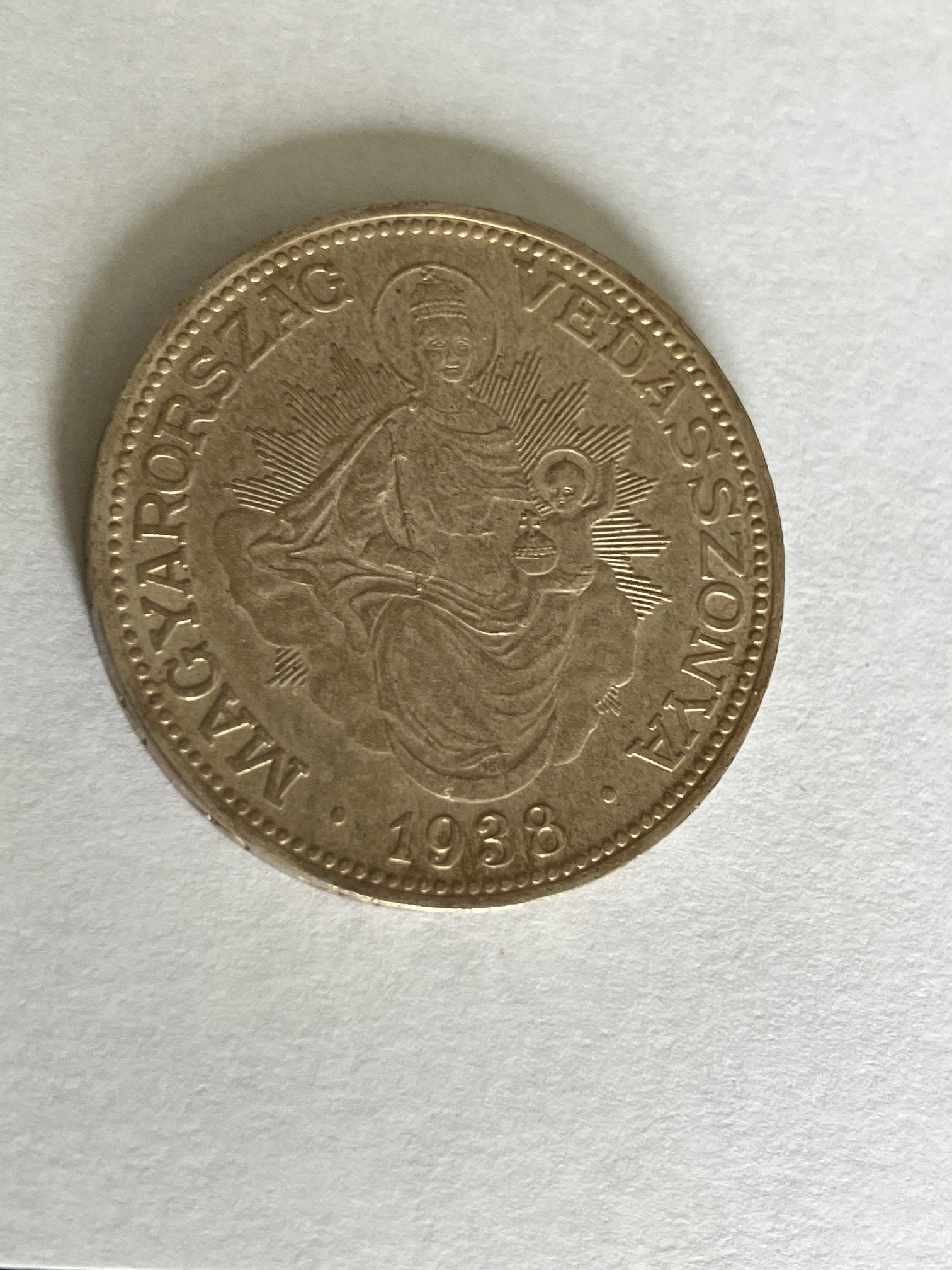 2 Pengo Hungary 1938