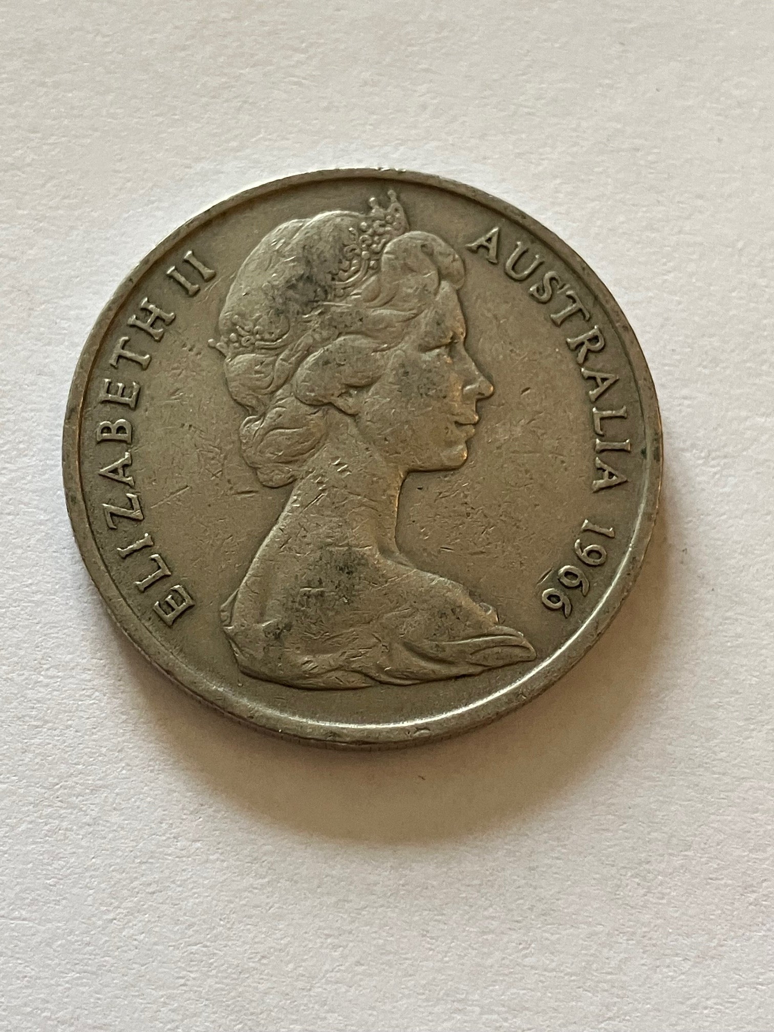 20 cents Australia 1966