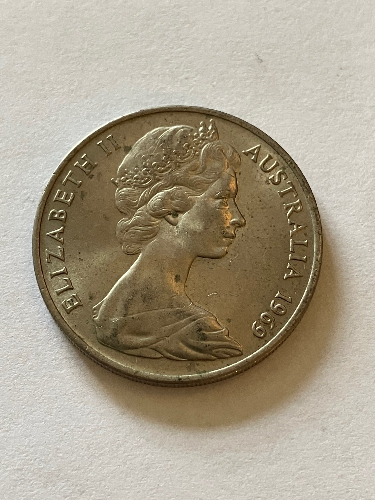 20 cents Australia 1969