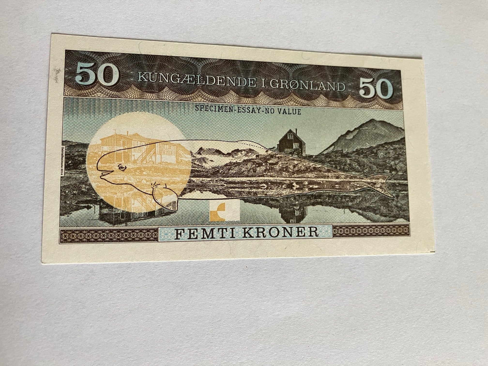 50 Kroner Grønland Specimen 2014