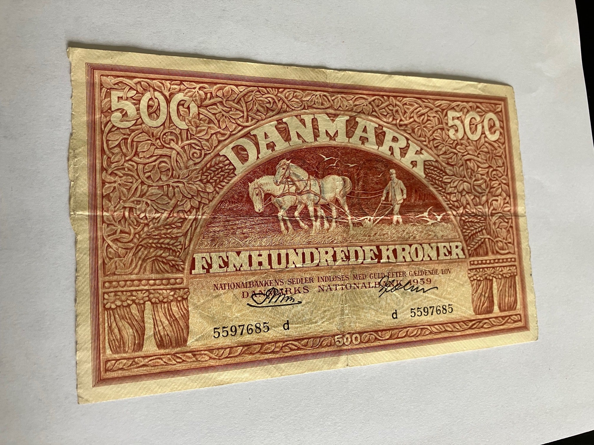 500 Kroner 1959 D