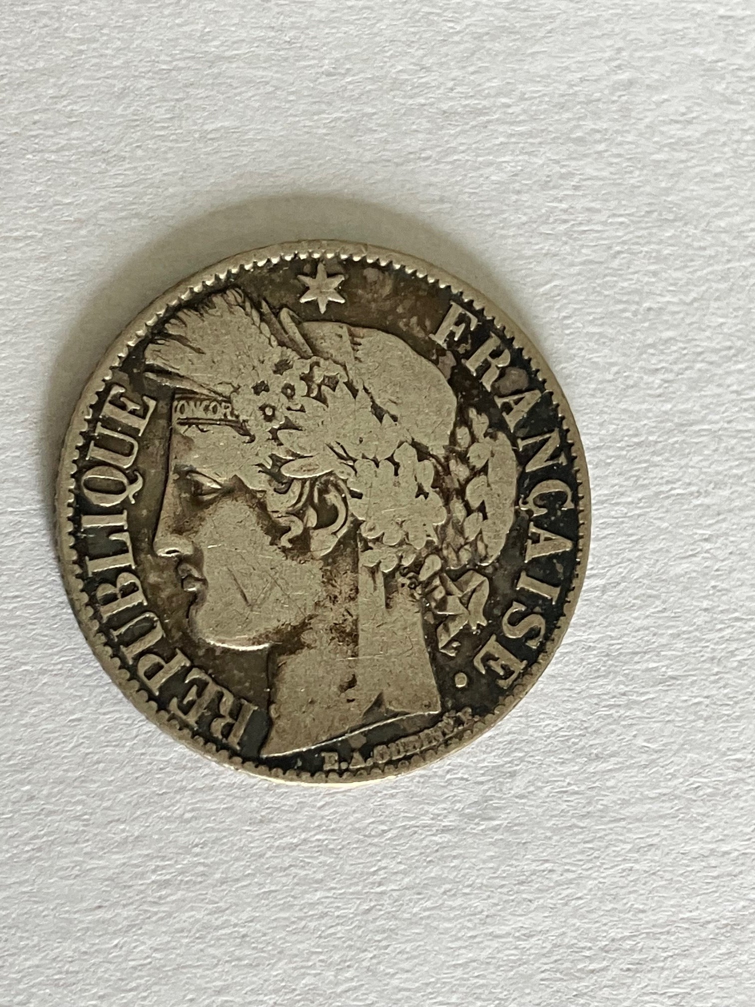 1 Franc France 1872 K
