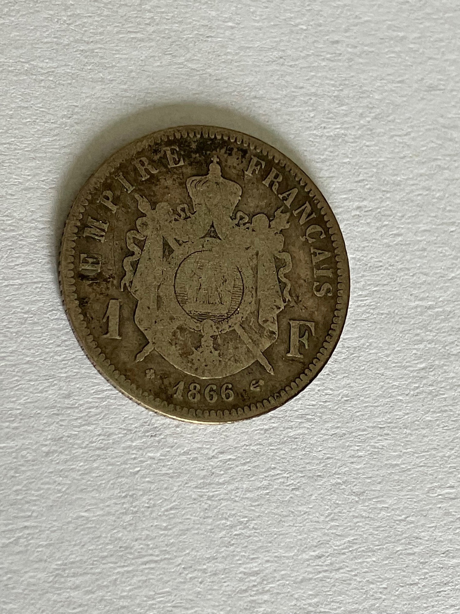 1 Franc France 1866