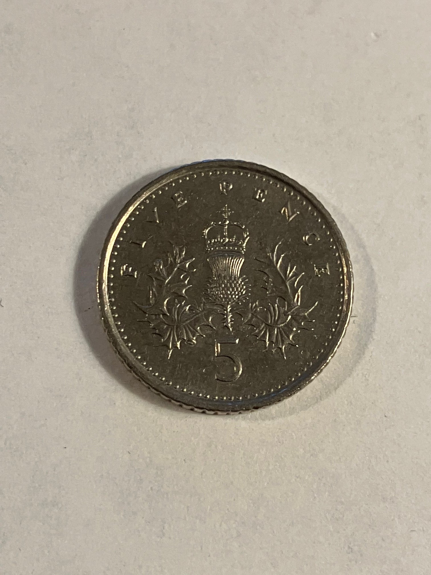 5 Pence England 1994