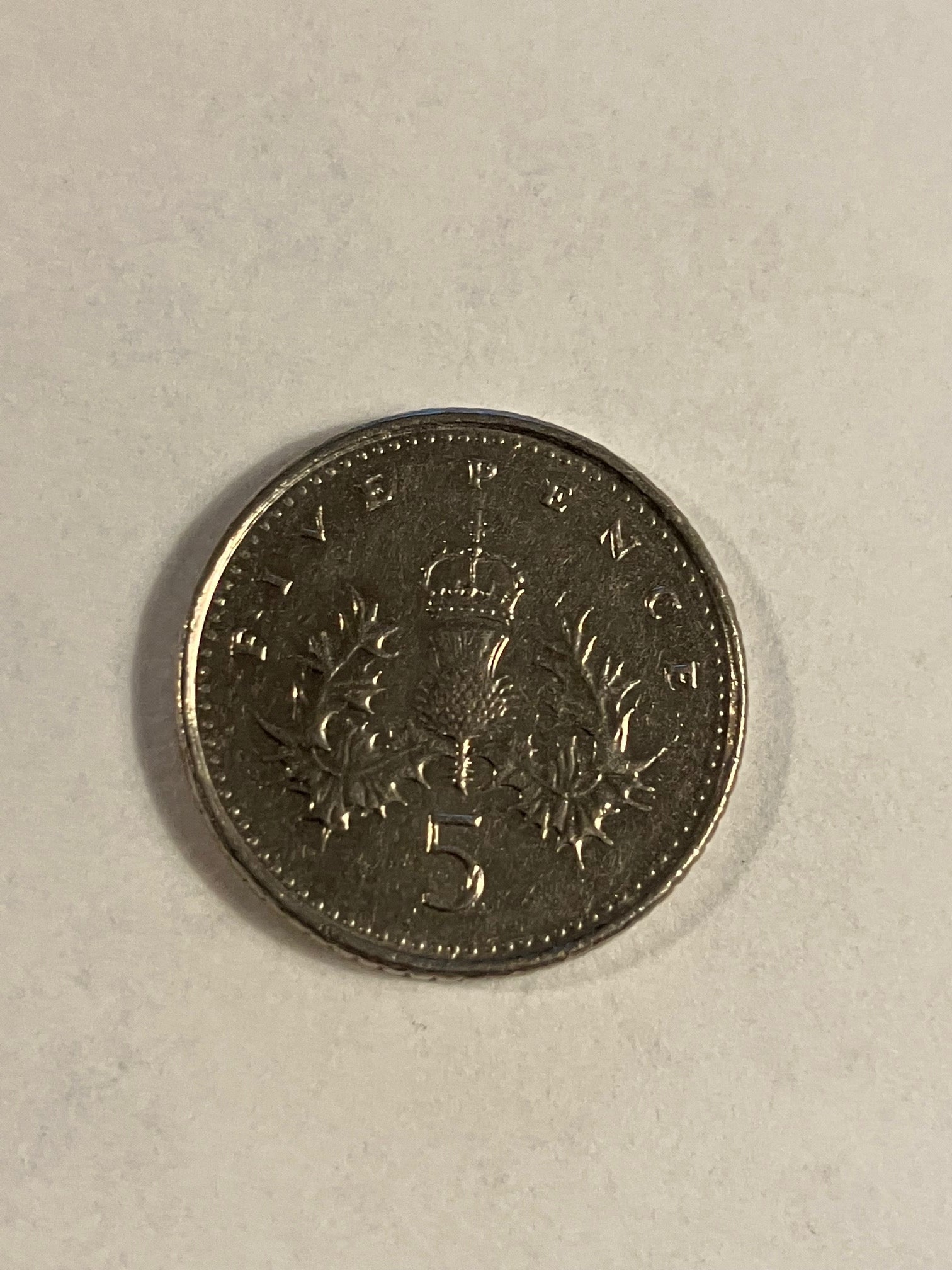 5 Pence England 2000