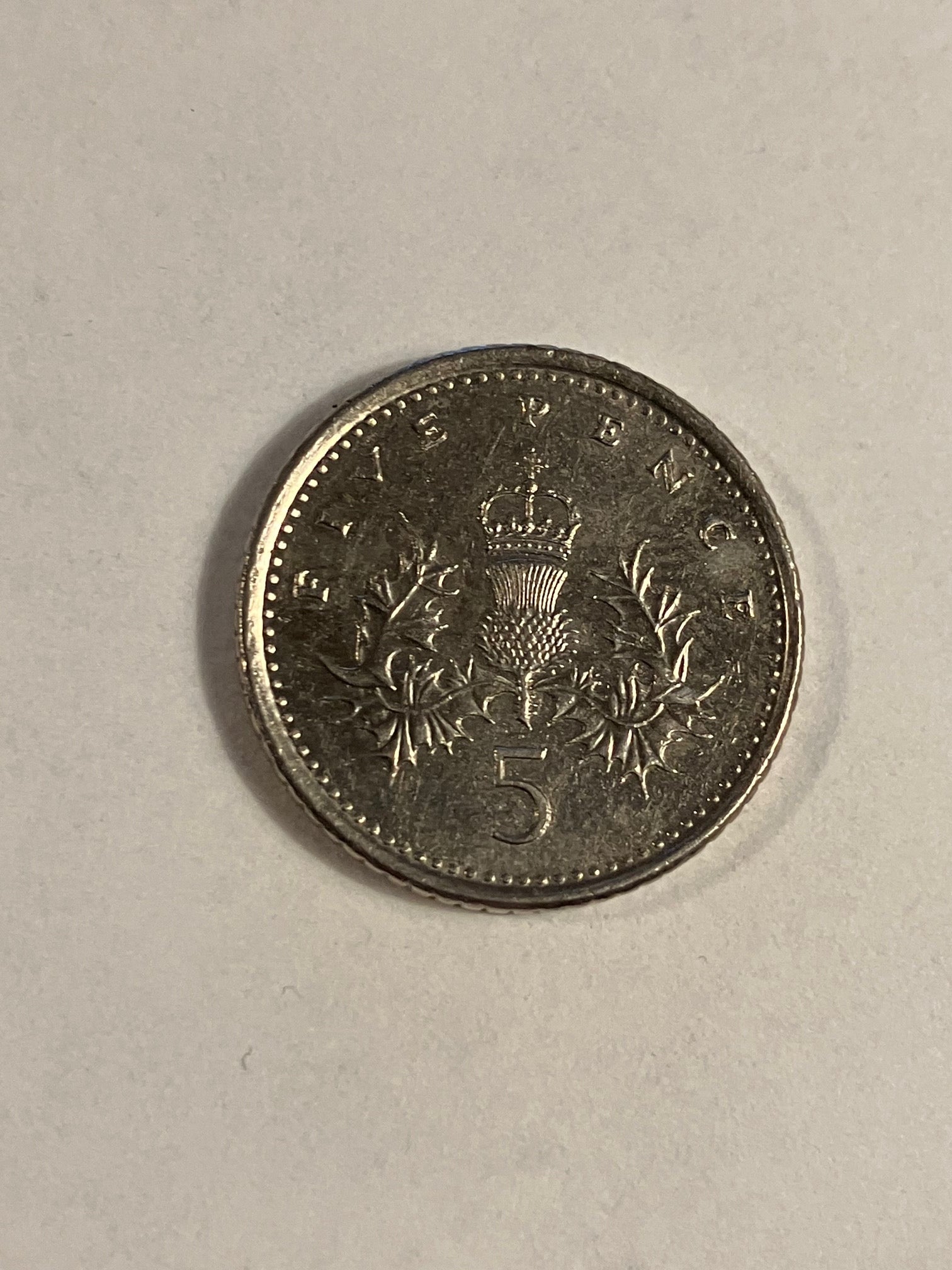 5 Pence England 2002