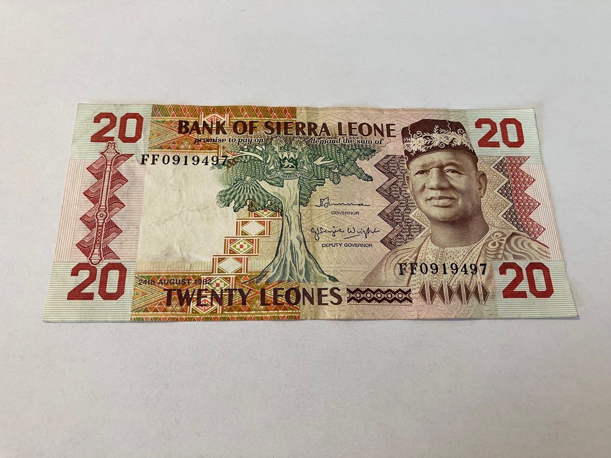 20 Leones Sierra Leone
