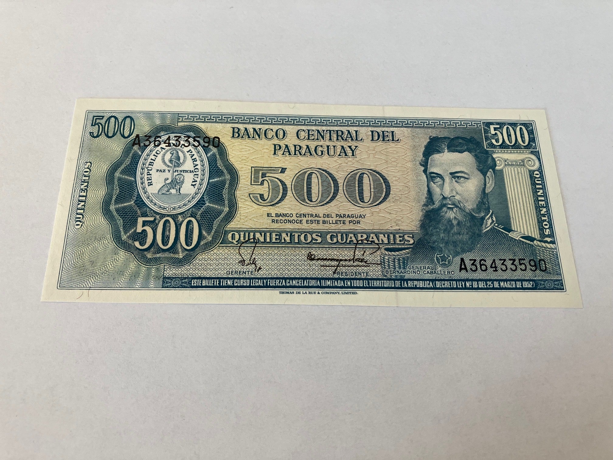 500 Guaranies Paraguay