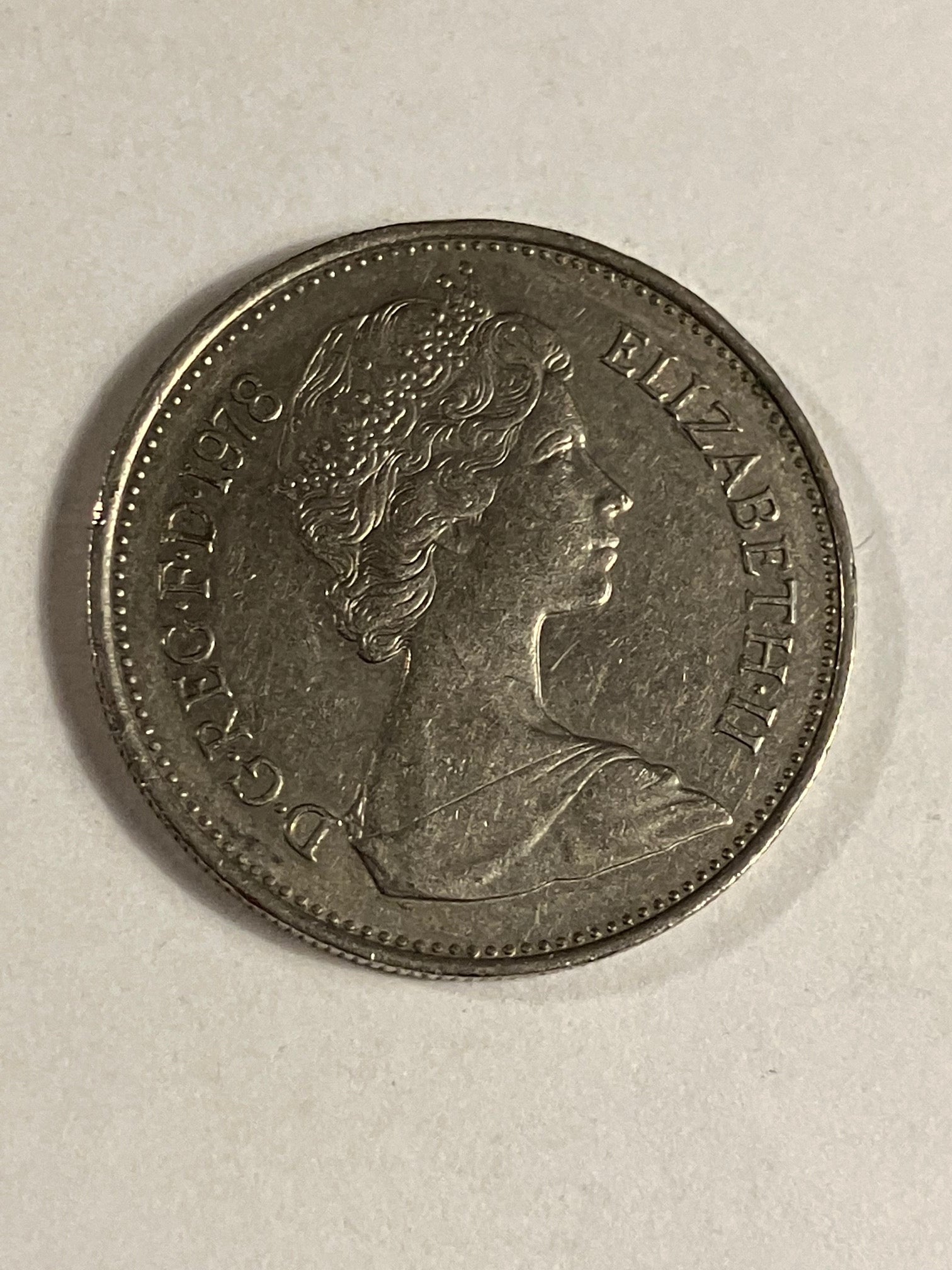 5 Pence England 1978