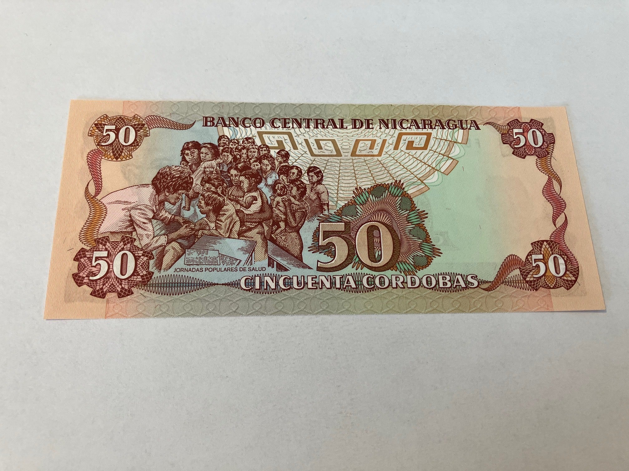 50 Cordobas Nicaragua 1985