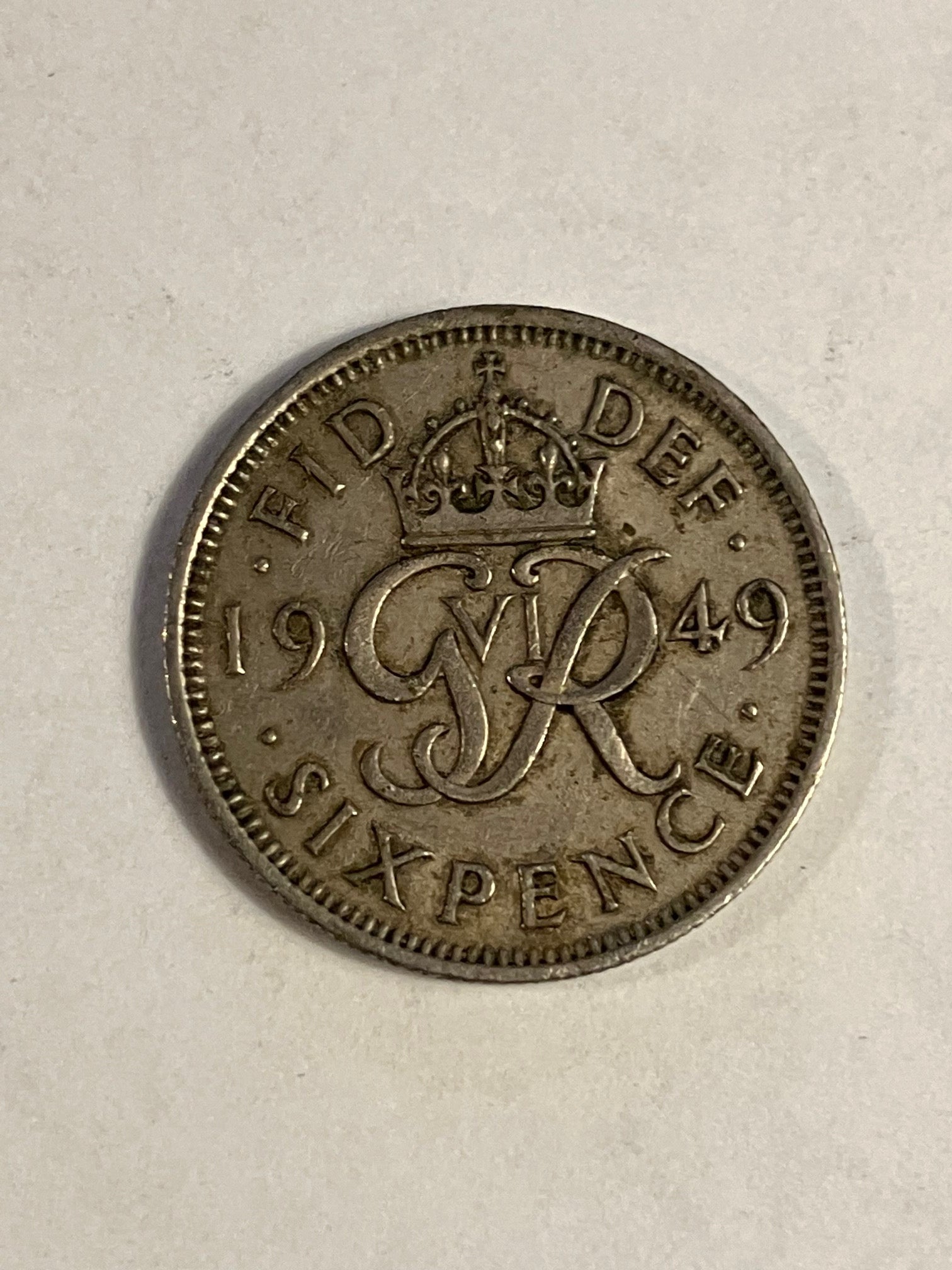 Six Pence England 1949