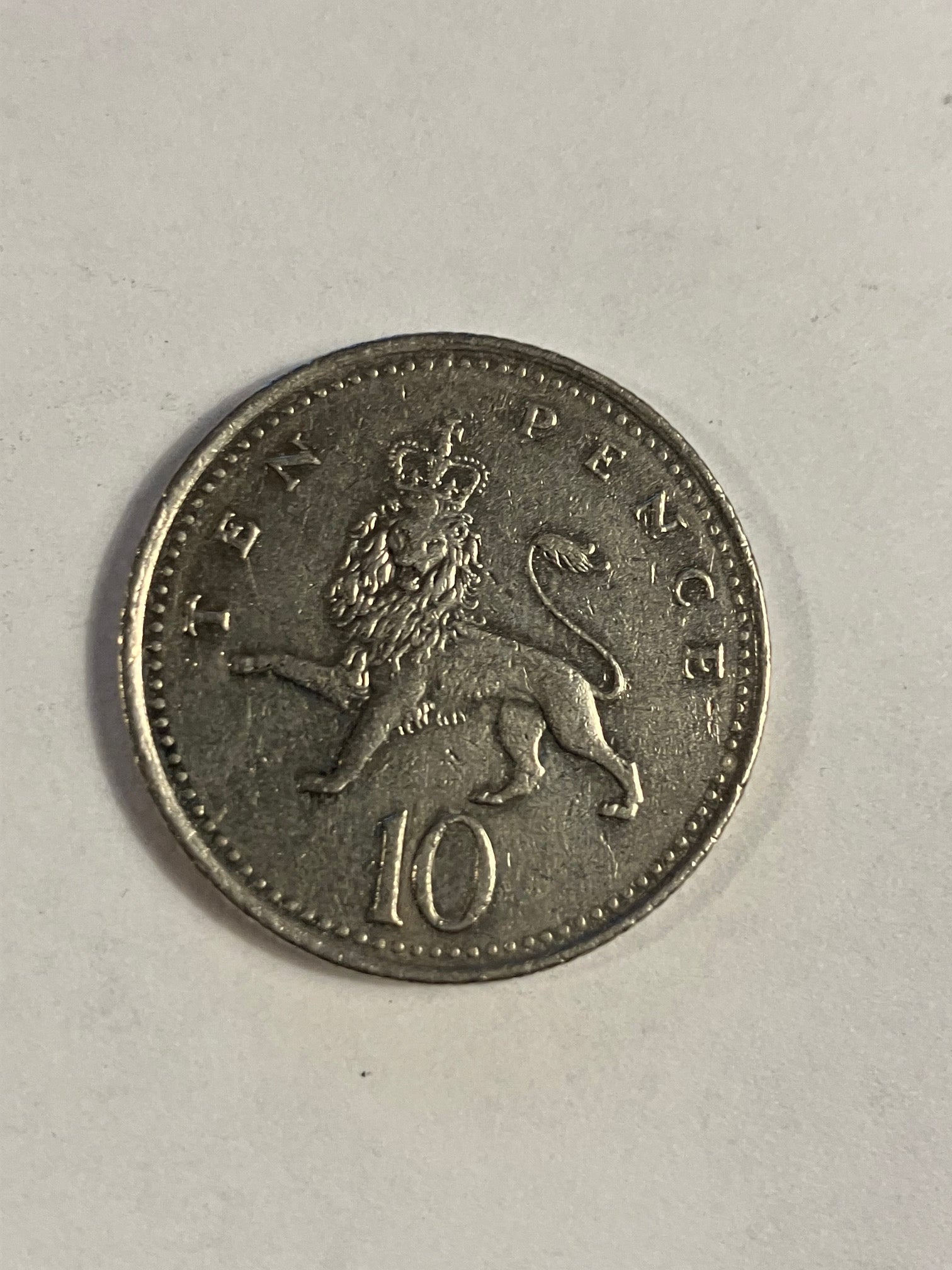 10 Pence England 1997