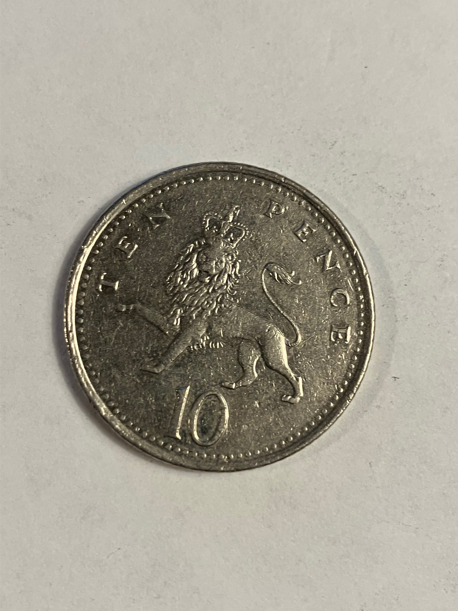 10 Pence England 2001