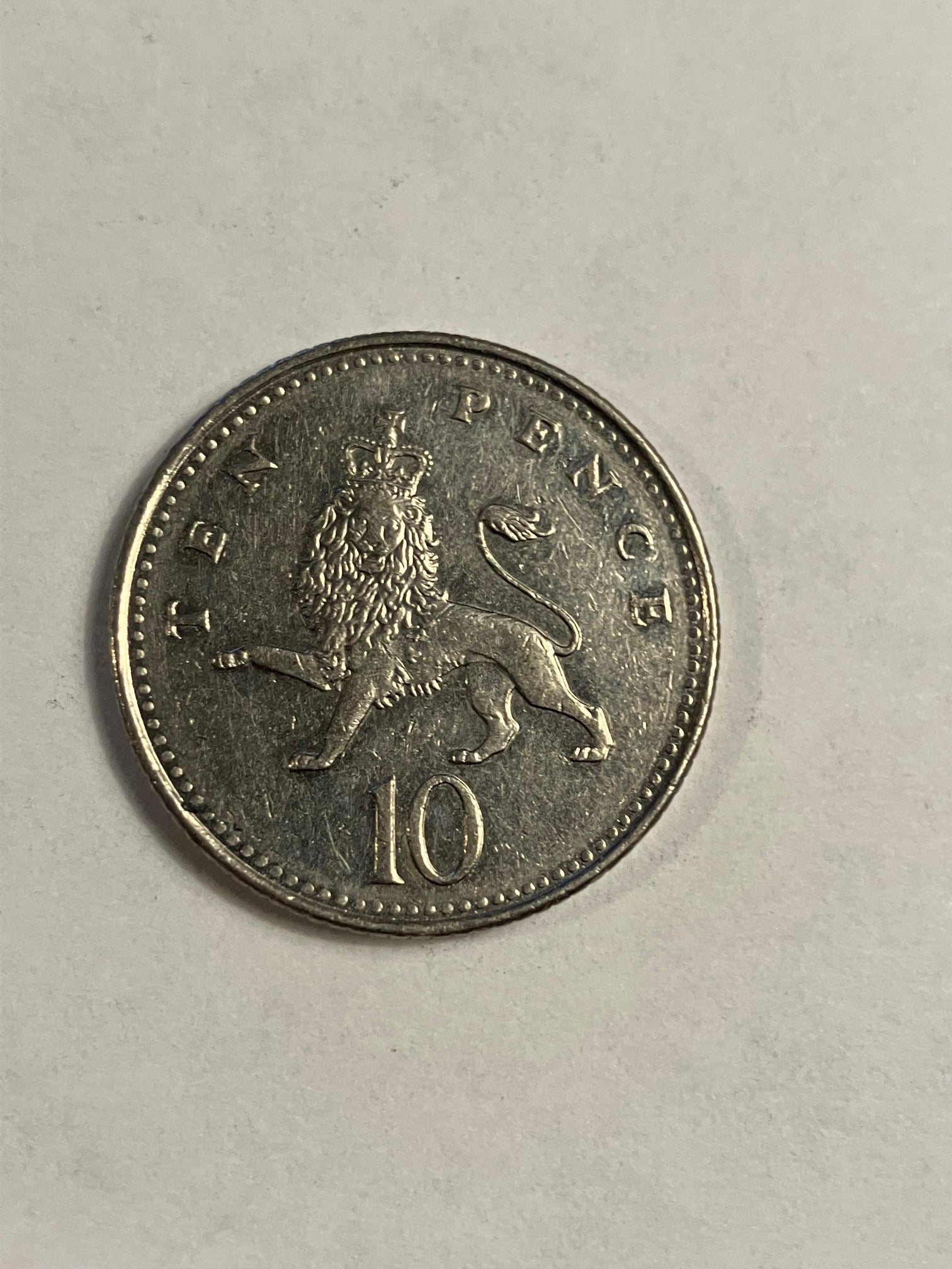 10 Pence England 2007