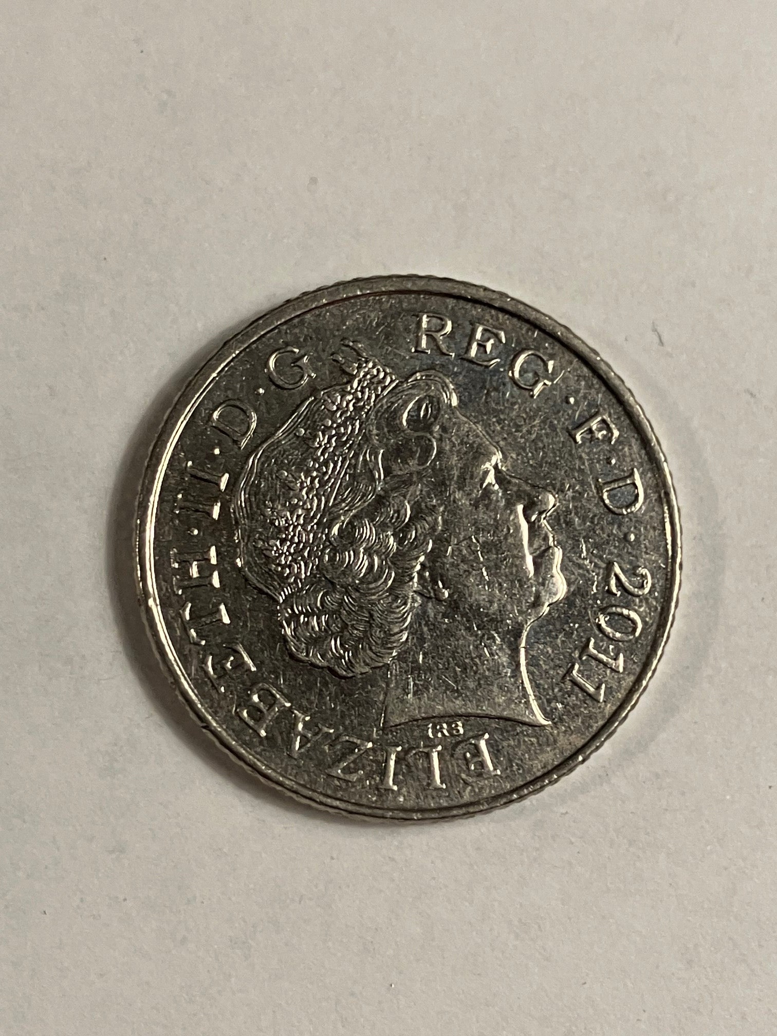 10 Pence England 2011