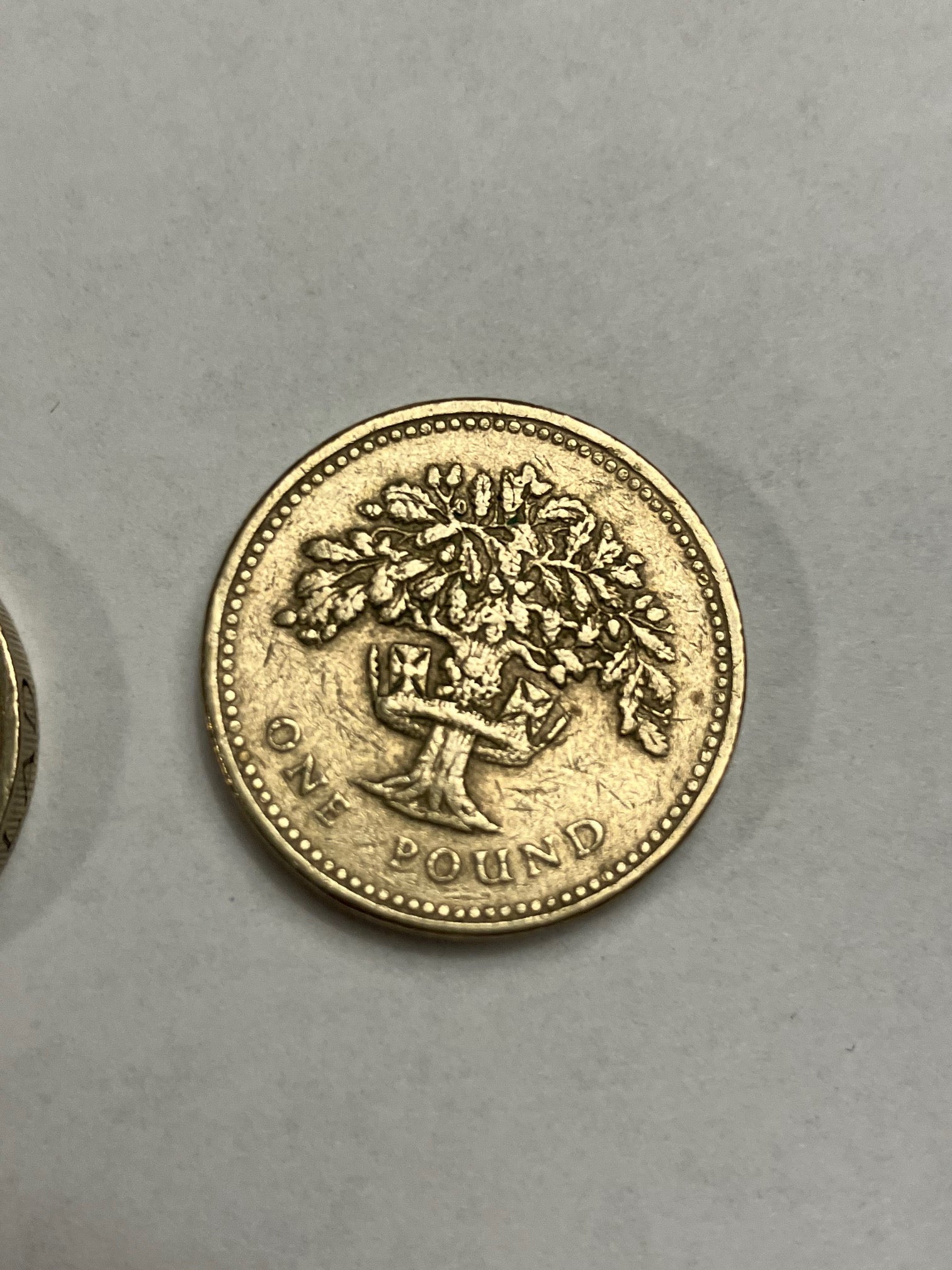 1 Pound England 1987