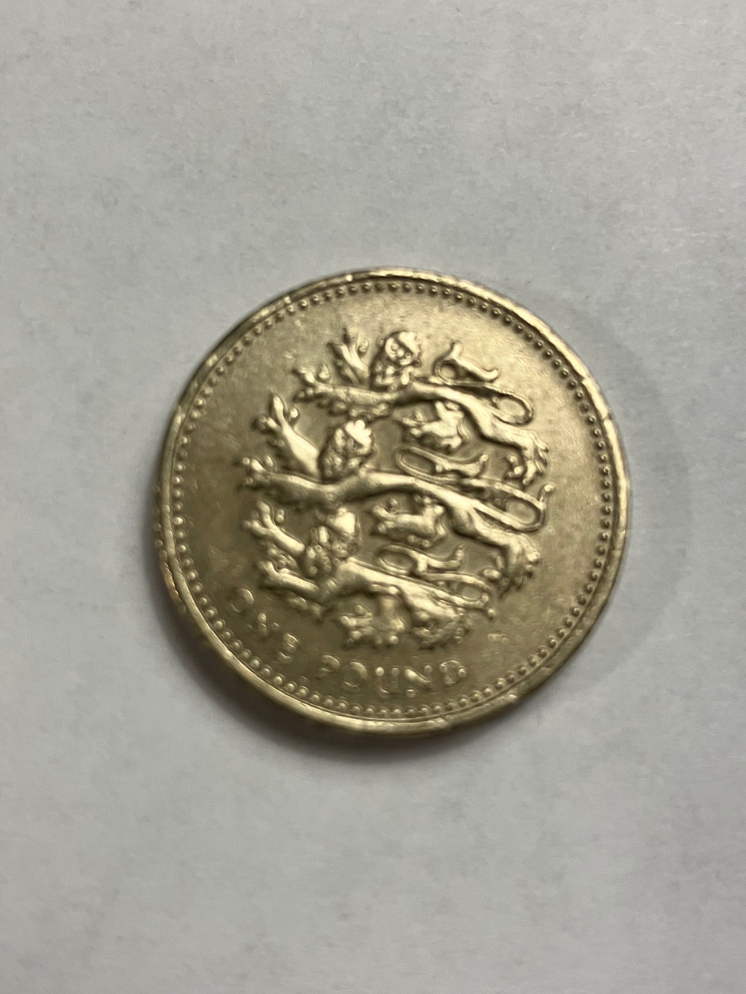 1 Pound England 2002