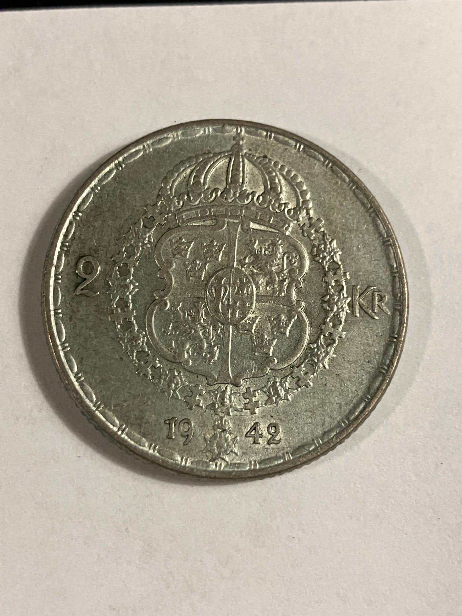 2 Kronor Sweden 1942