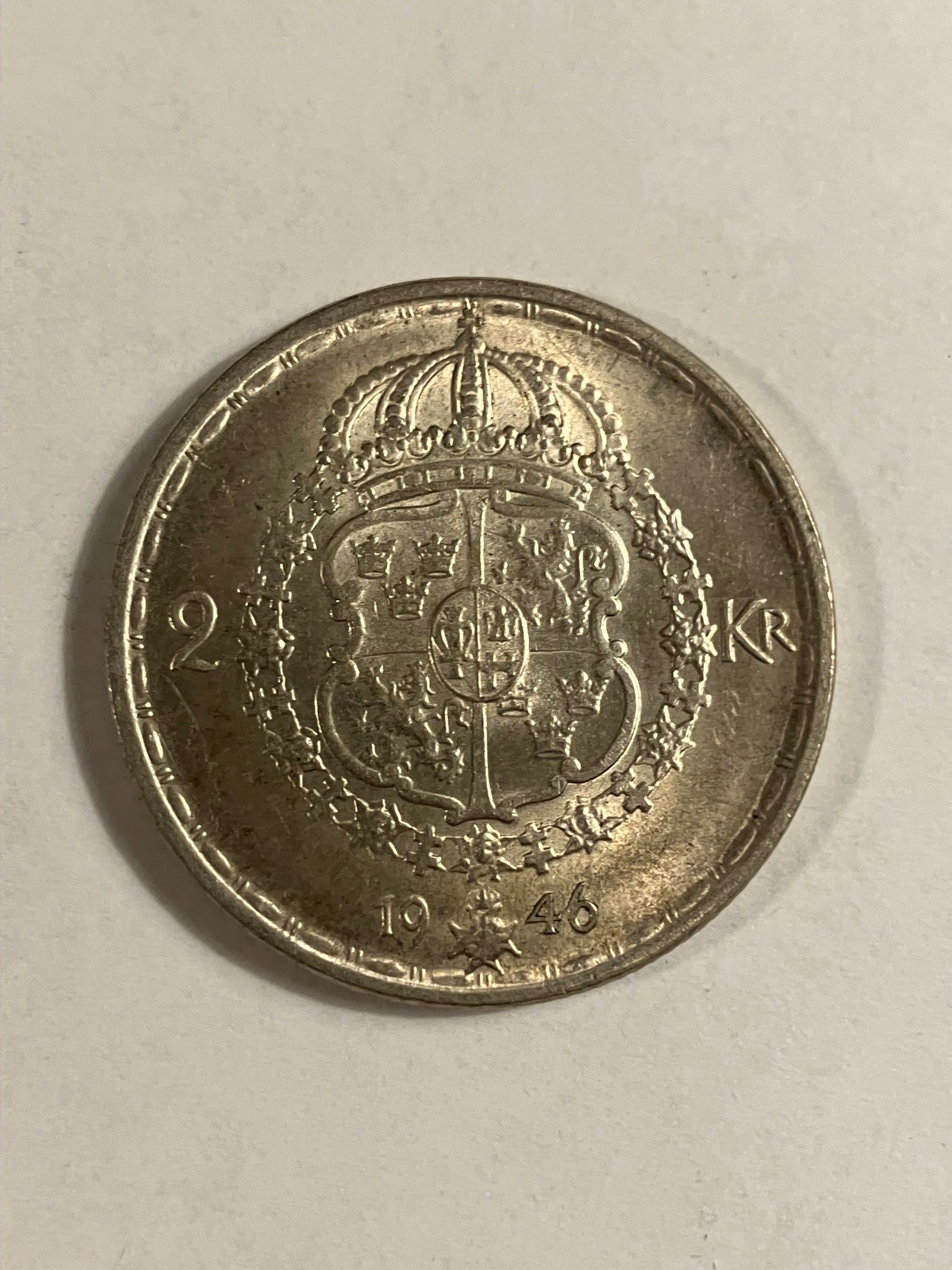 2 Kronor Sweden 1946