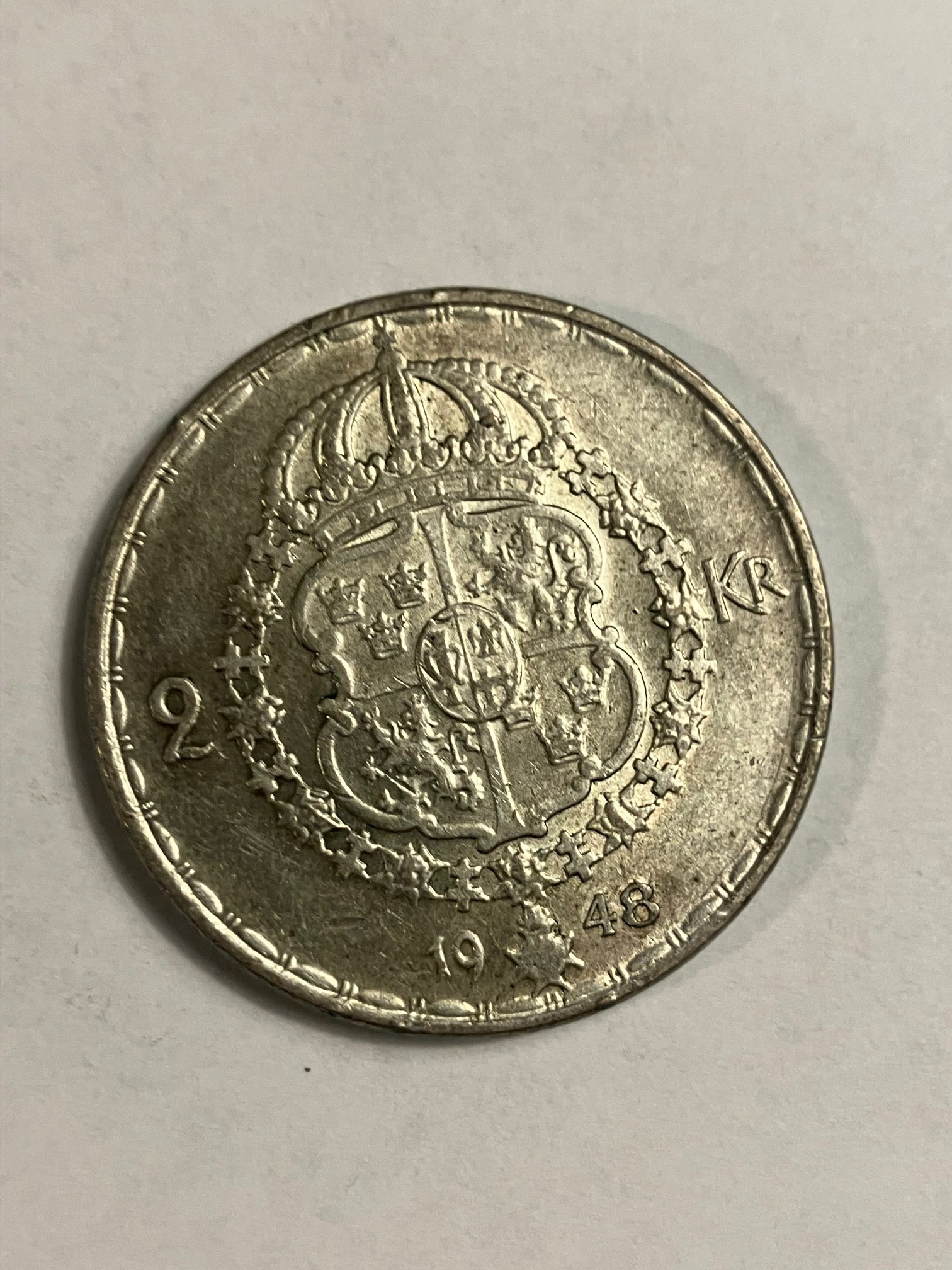 2 Kronor Sweden 1948