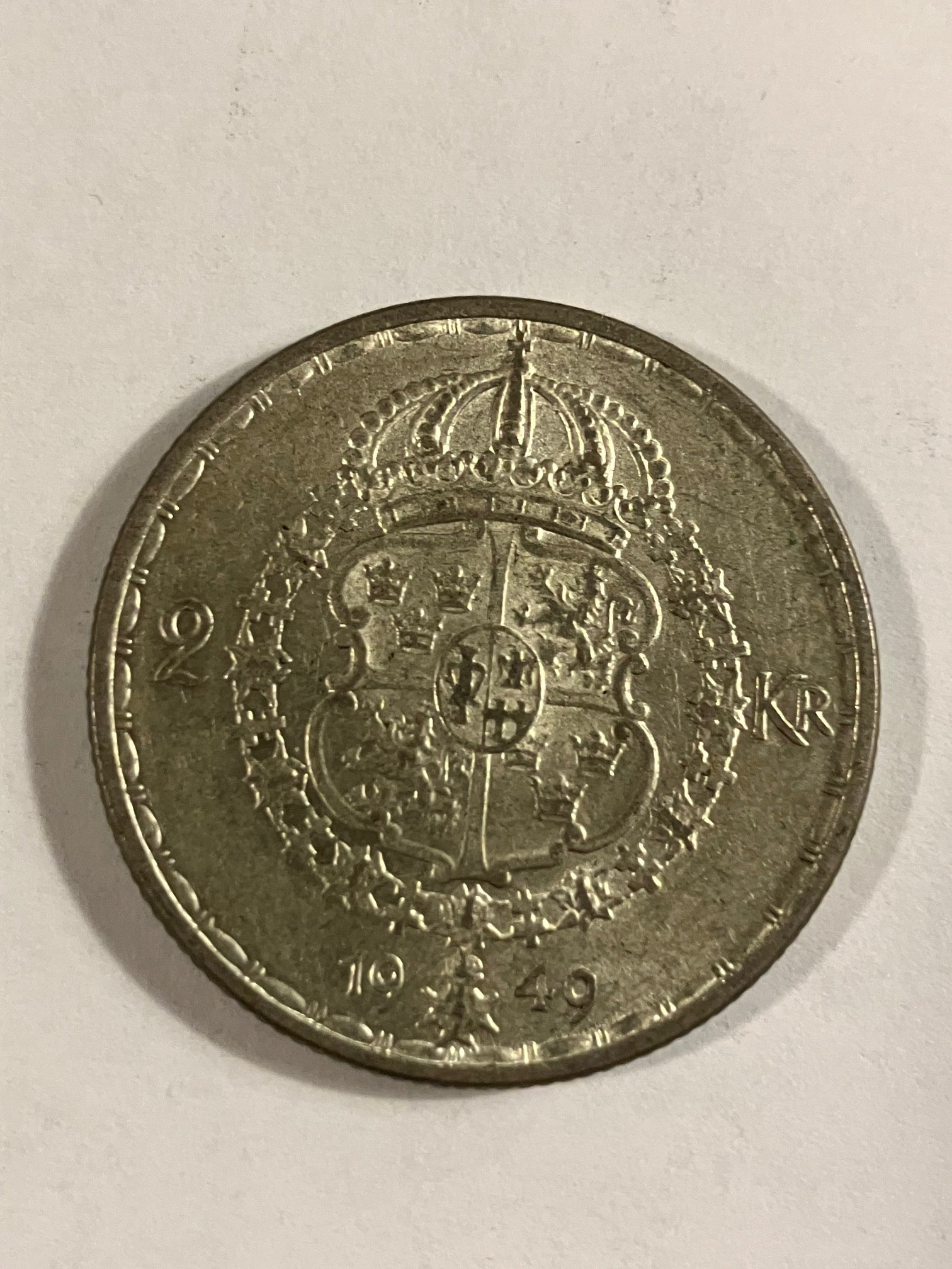 2 Kronor Sweden 1949