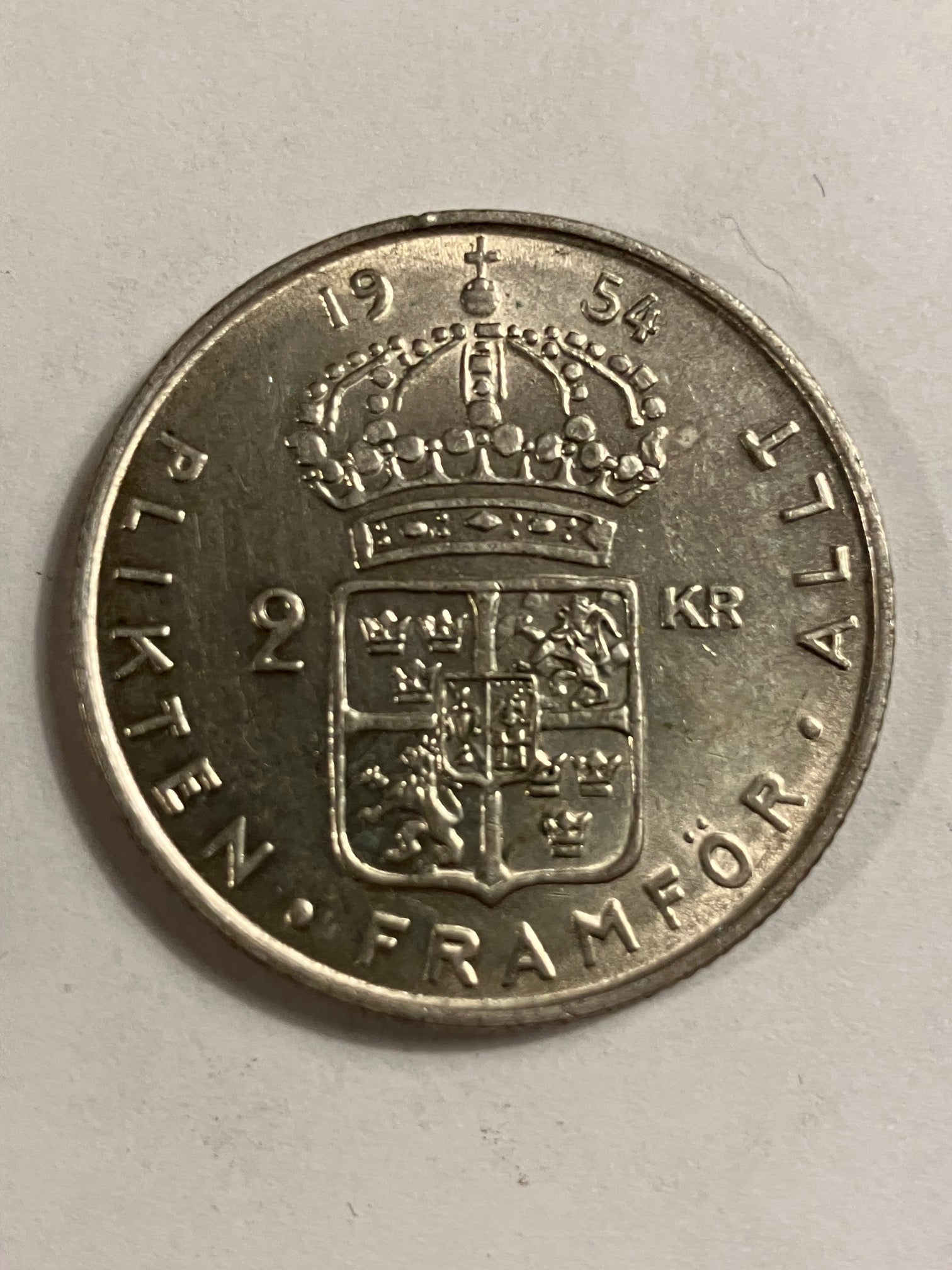 2 Kronor Sweden 1954