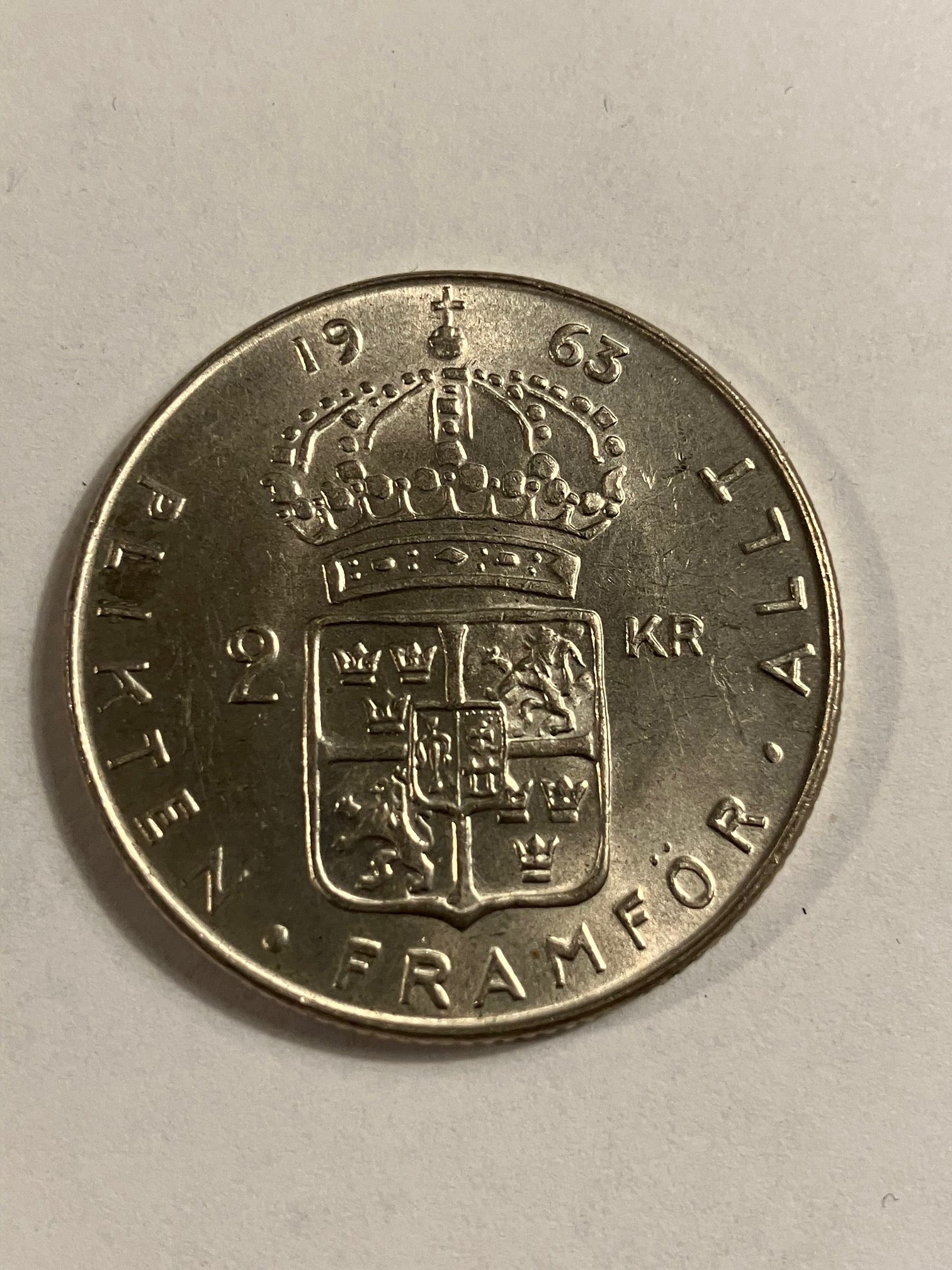 2 Kronor Sweden 1963