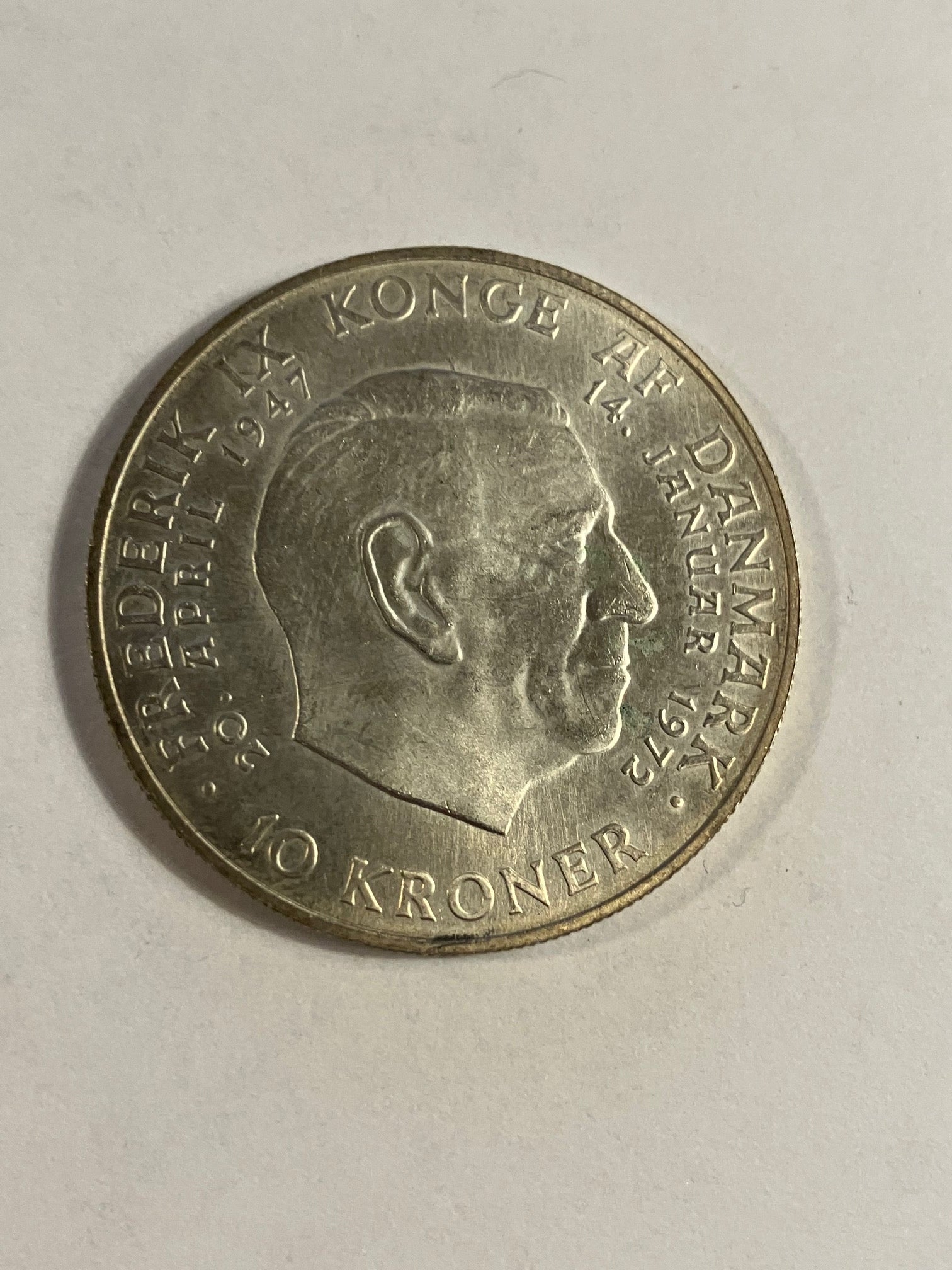 10 Kroner 1972 Danmark