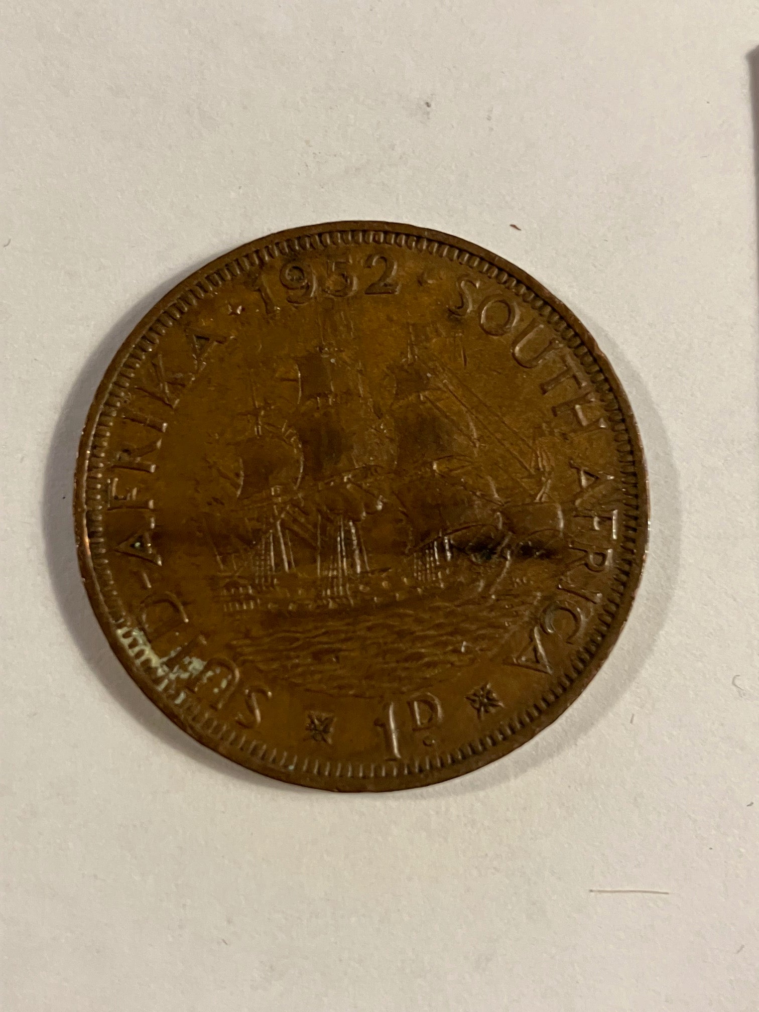 1 Penny South Africa 1952