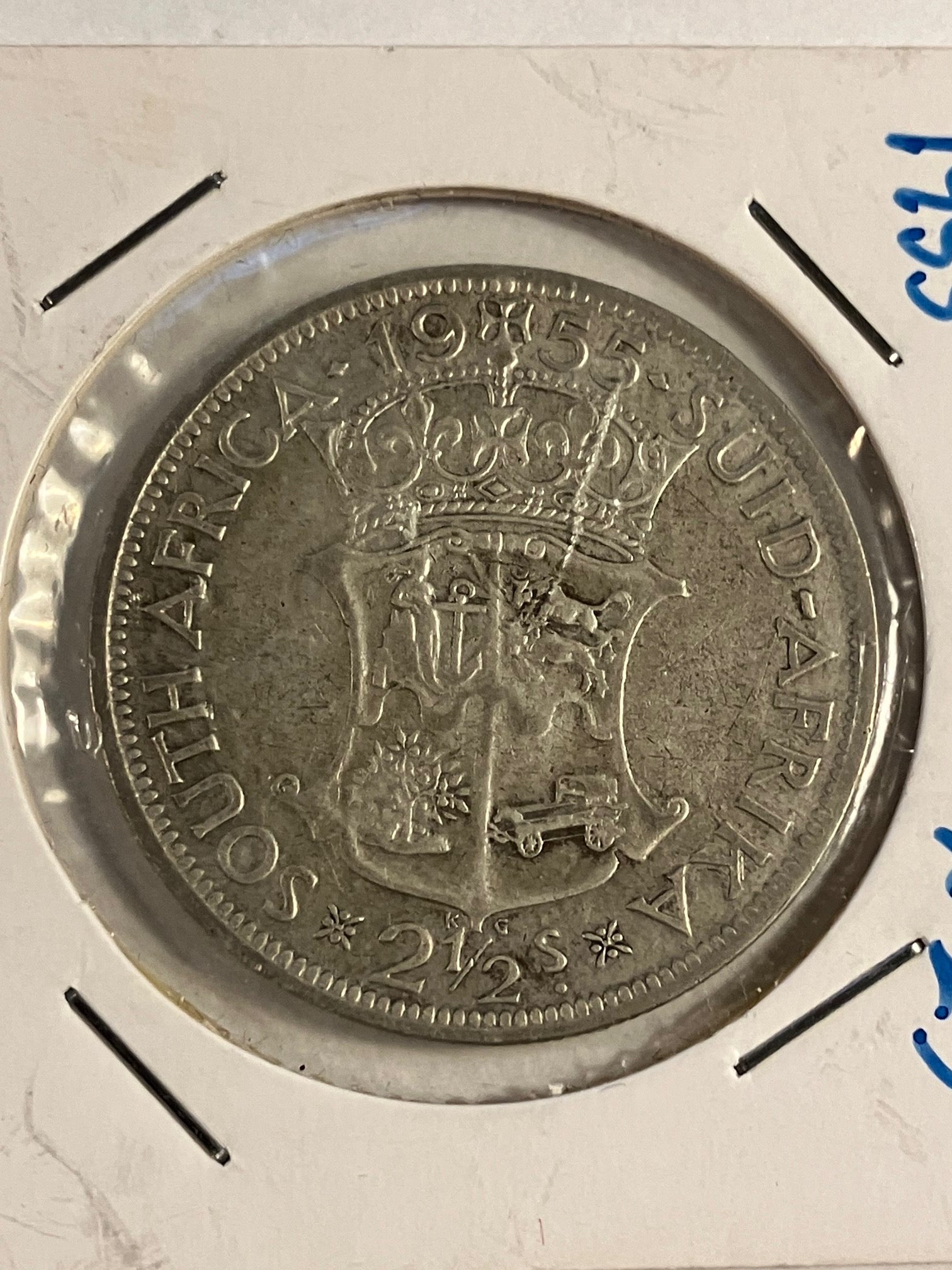 2 1/2 Shilling South Africa 1955