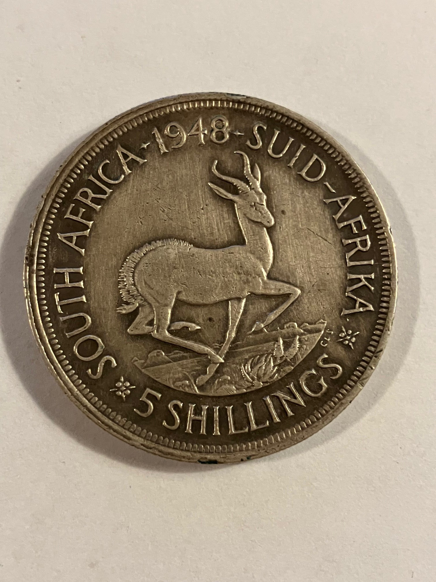 5 Shillings South Africa 1948