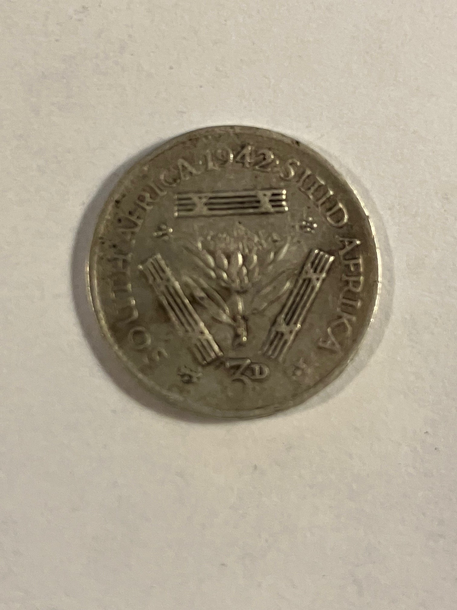 3 Pence South Africa 1942