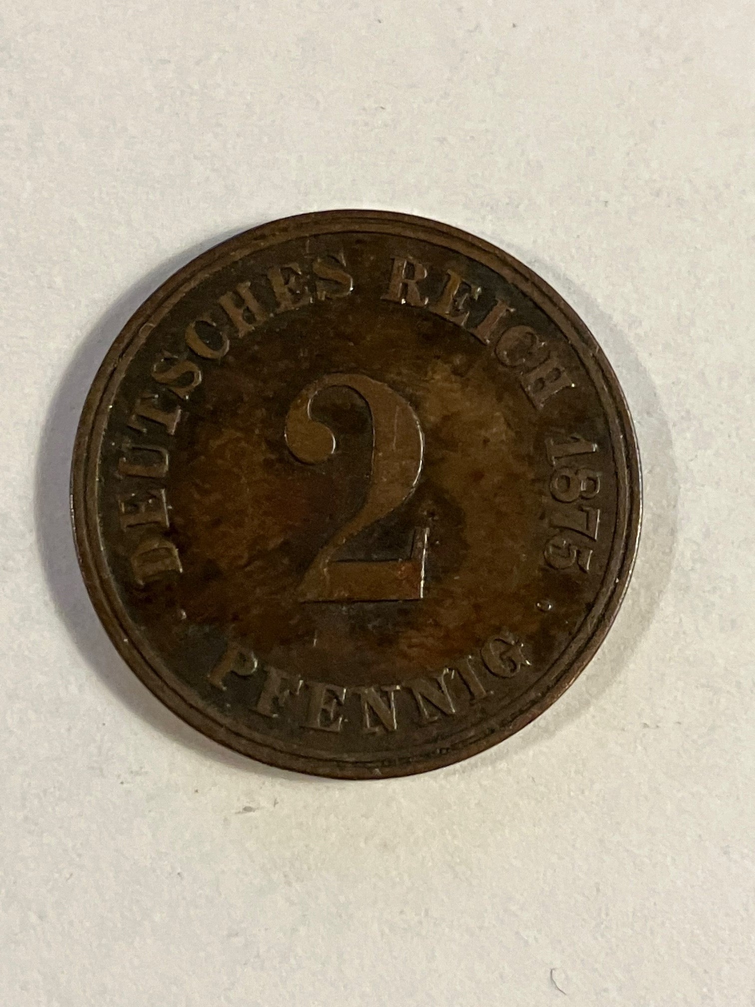 2 Pfennig Germany 1875