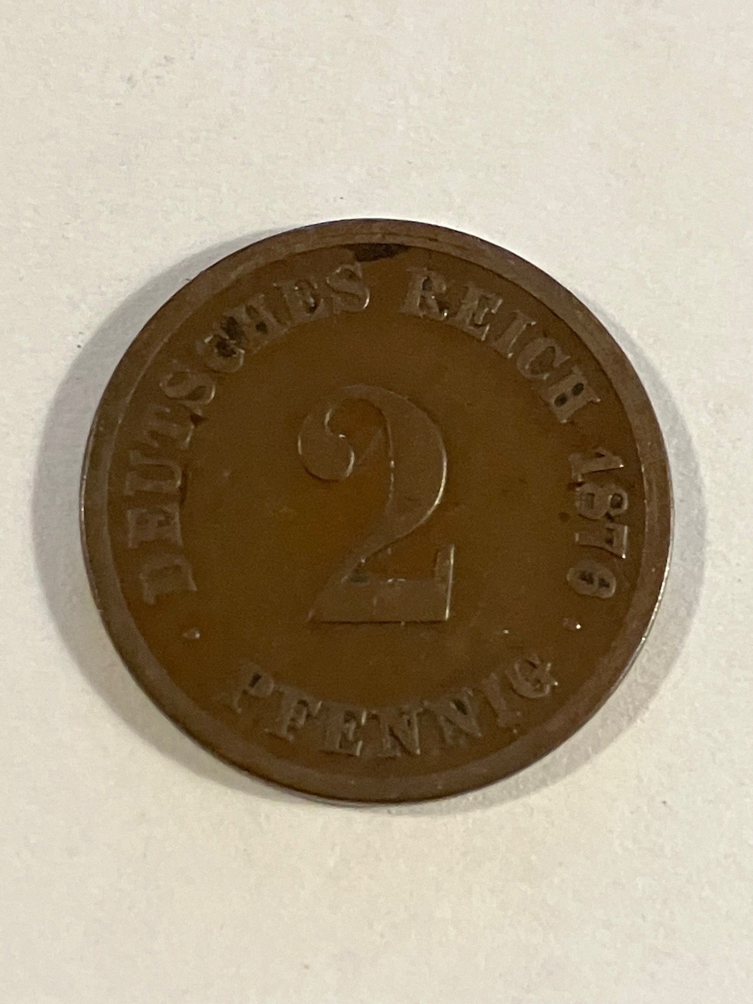 2 Pfennig Germany 1876