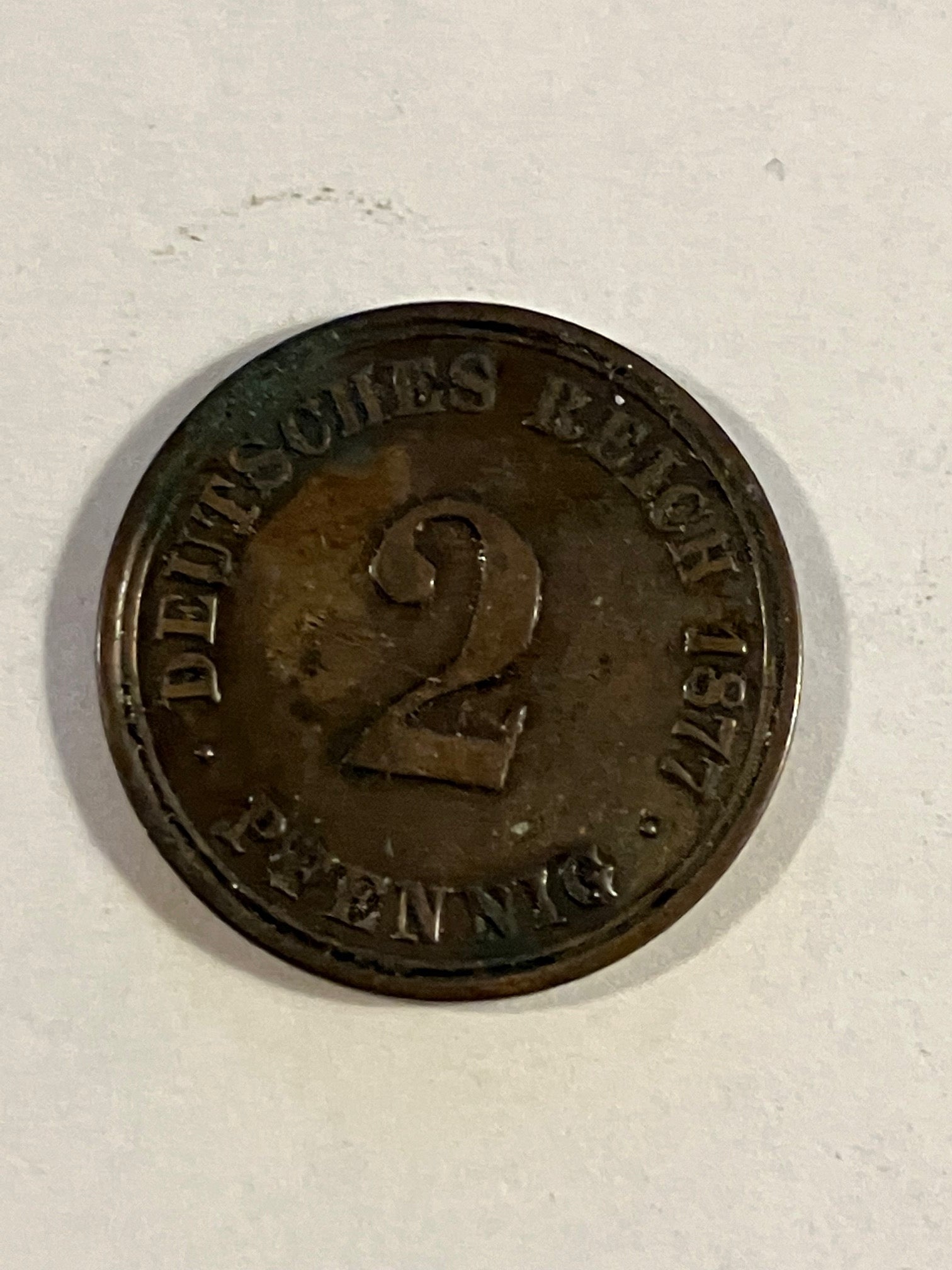 2 Pfennig Germany 1877