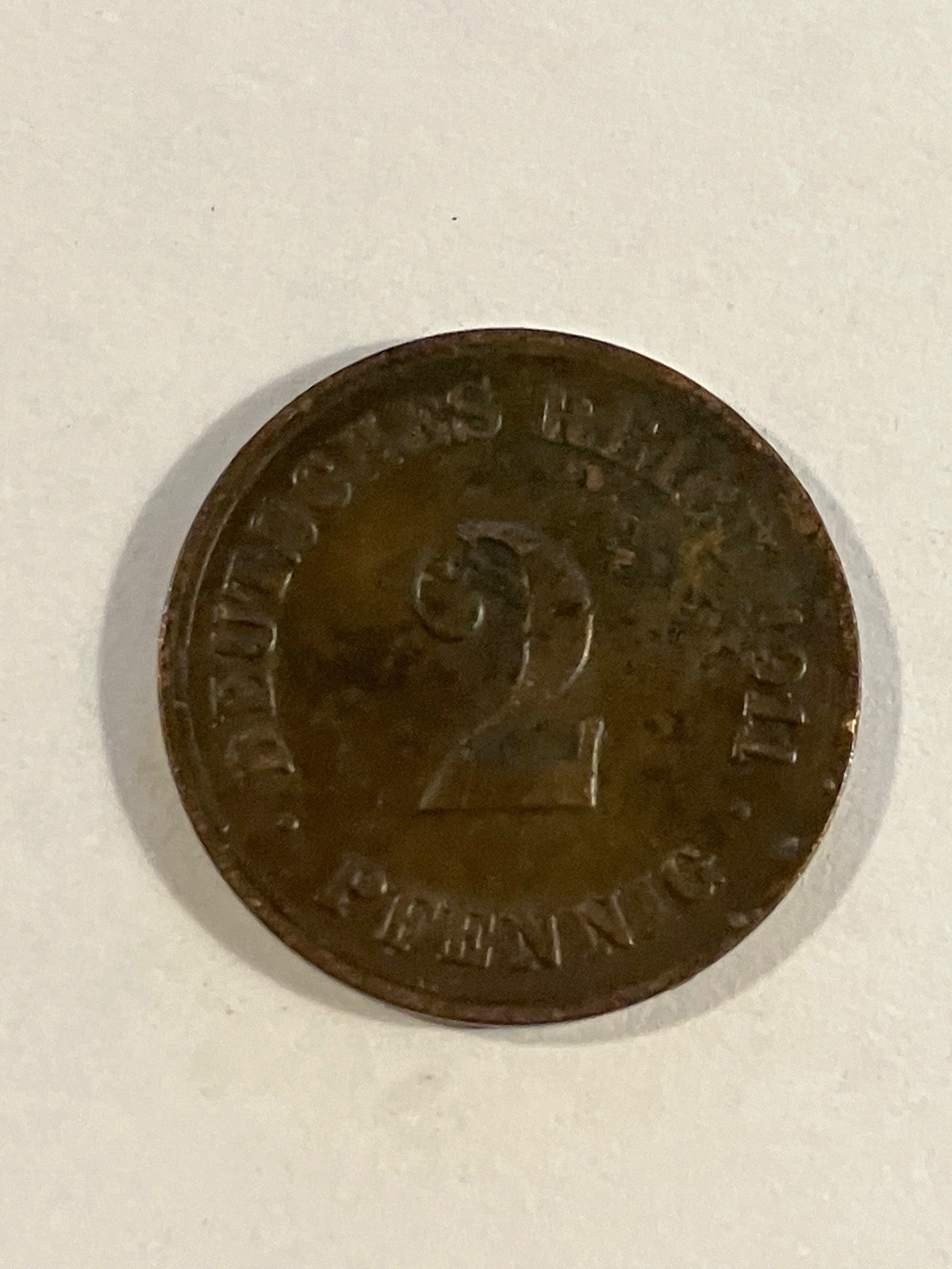 2 Pfennig Germany 1911