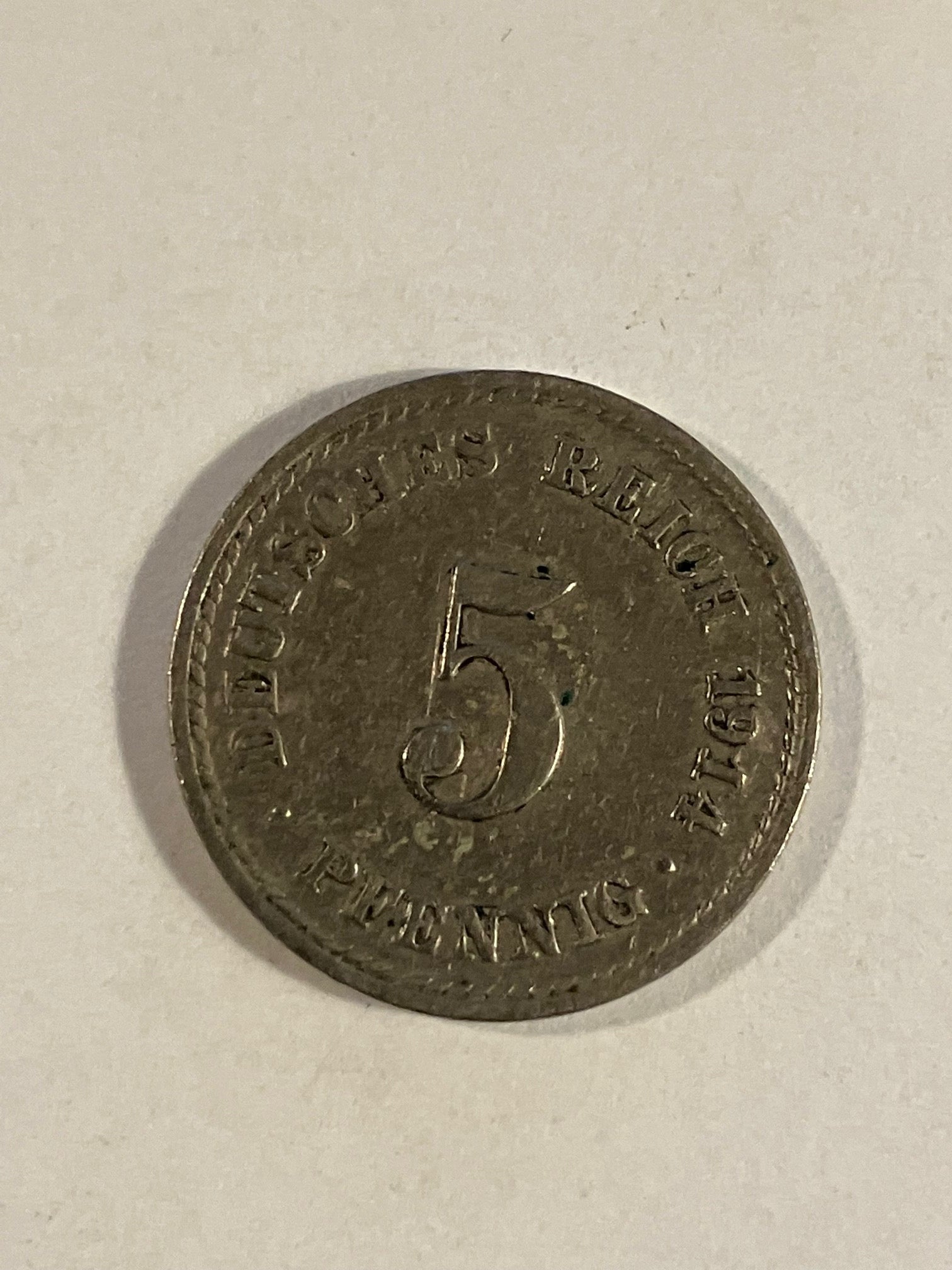 5 Pfennig Germany 1914