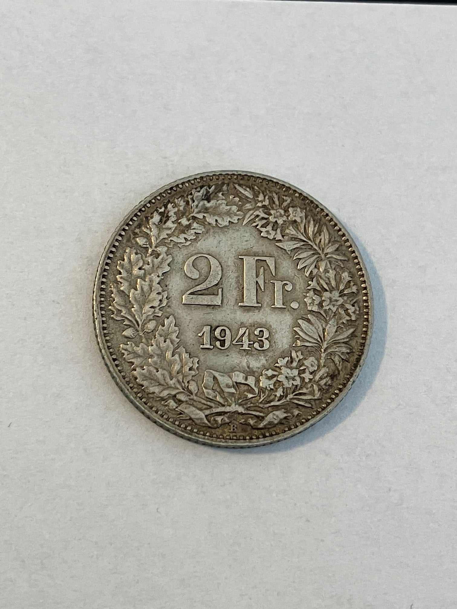 2 Francs Switzerland 1943