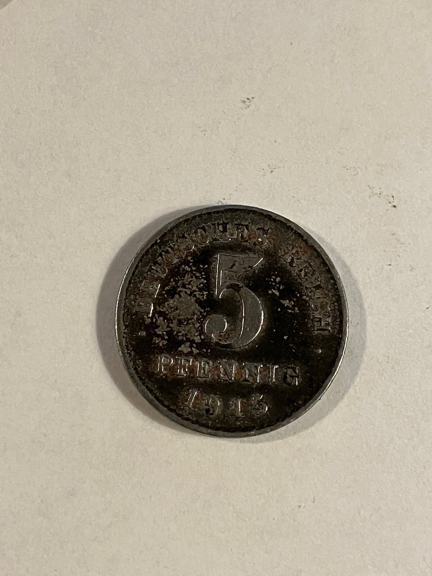 5 Pfennig Germany 1915