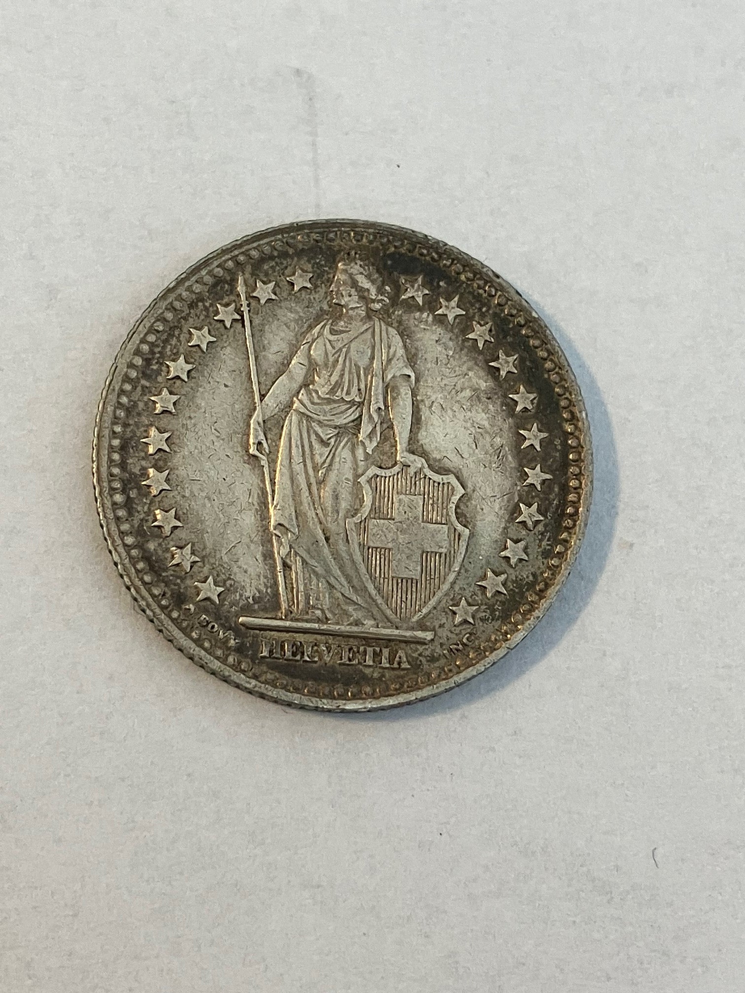 2 Francs Switzerland 1943